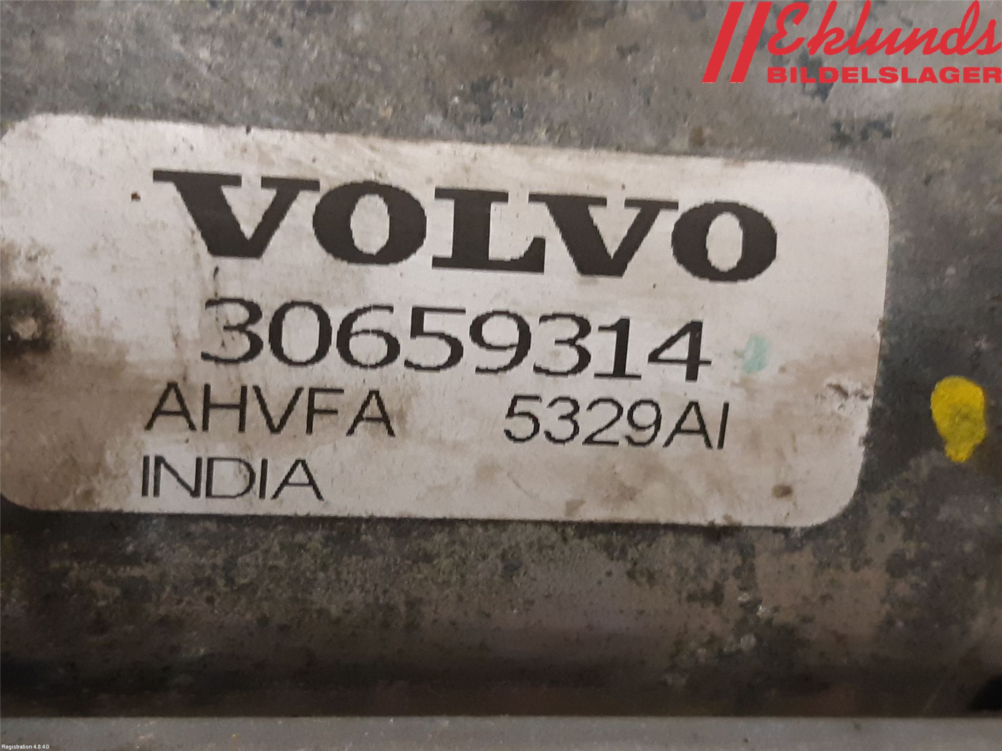 Volvo V70 14-16 Startmotor Diesel