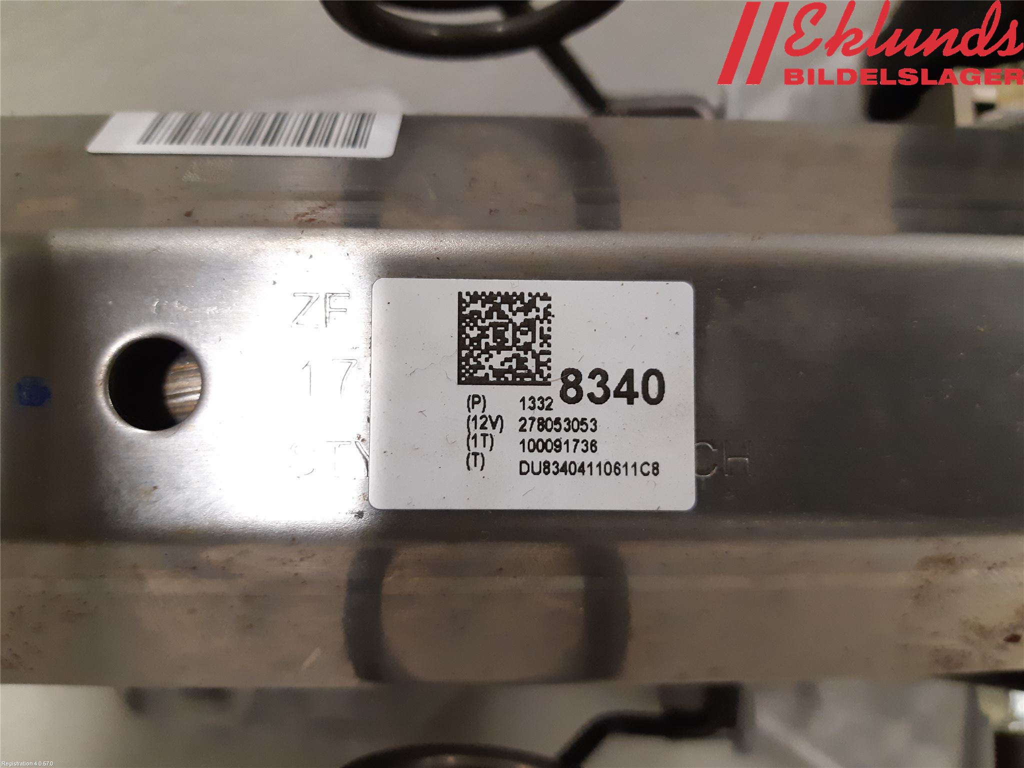 Saab 9-5 10-12 Rattaxelagg Justerbart