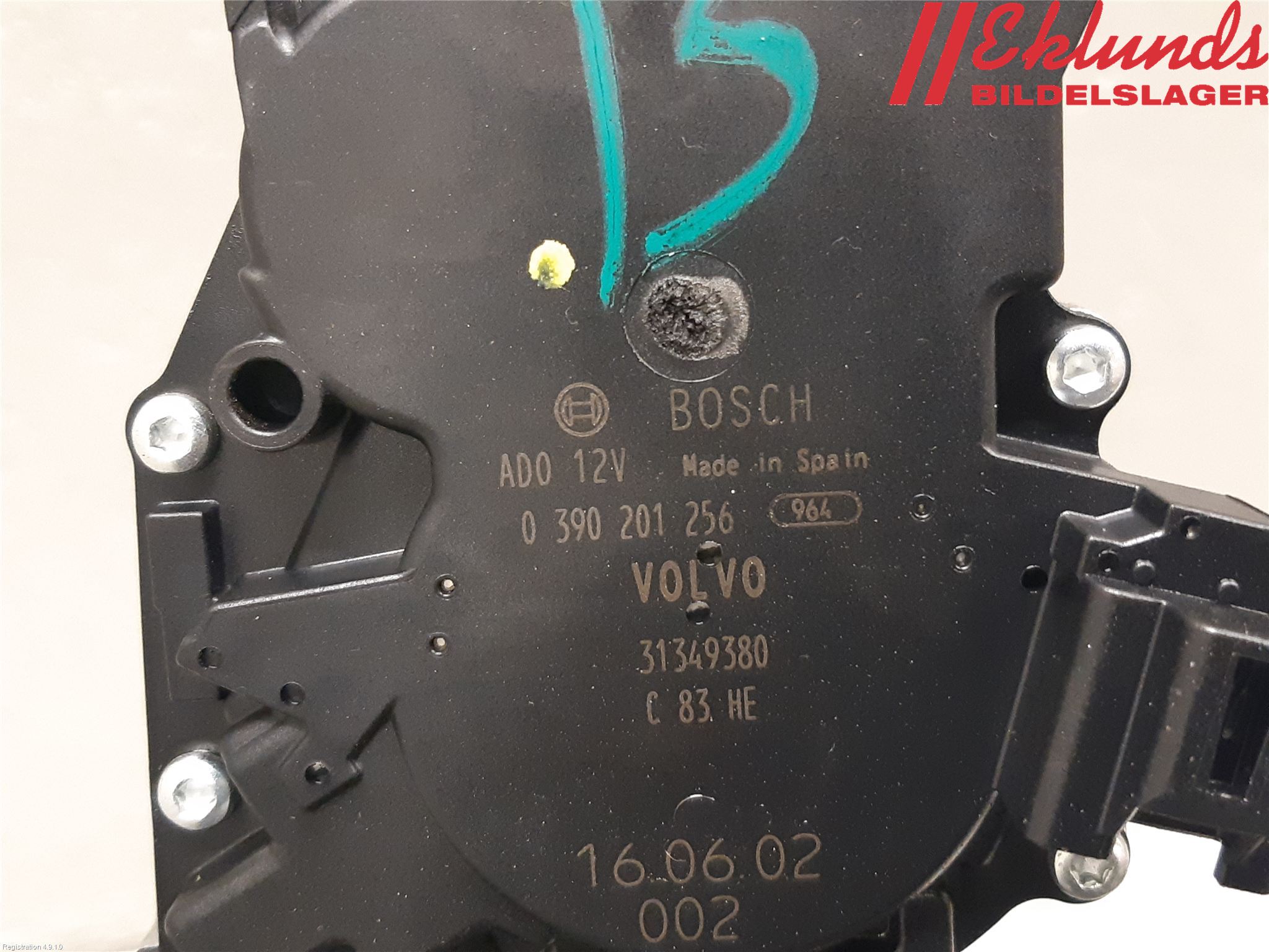 Volvo V90 17->> Torkarmotor Baklucka