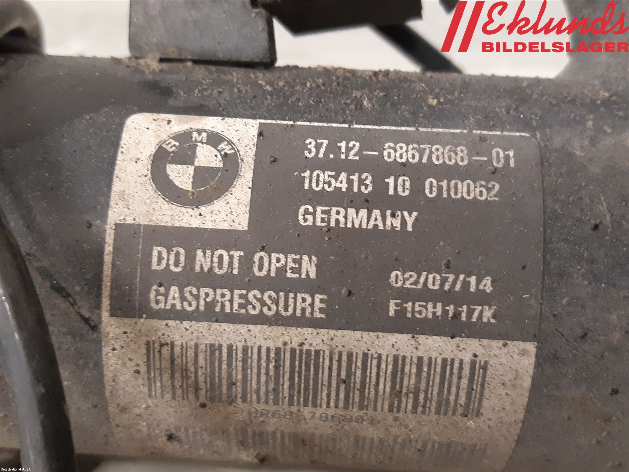 BMW X6 F16 14-19 Stötdämpare Bak