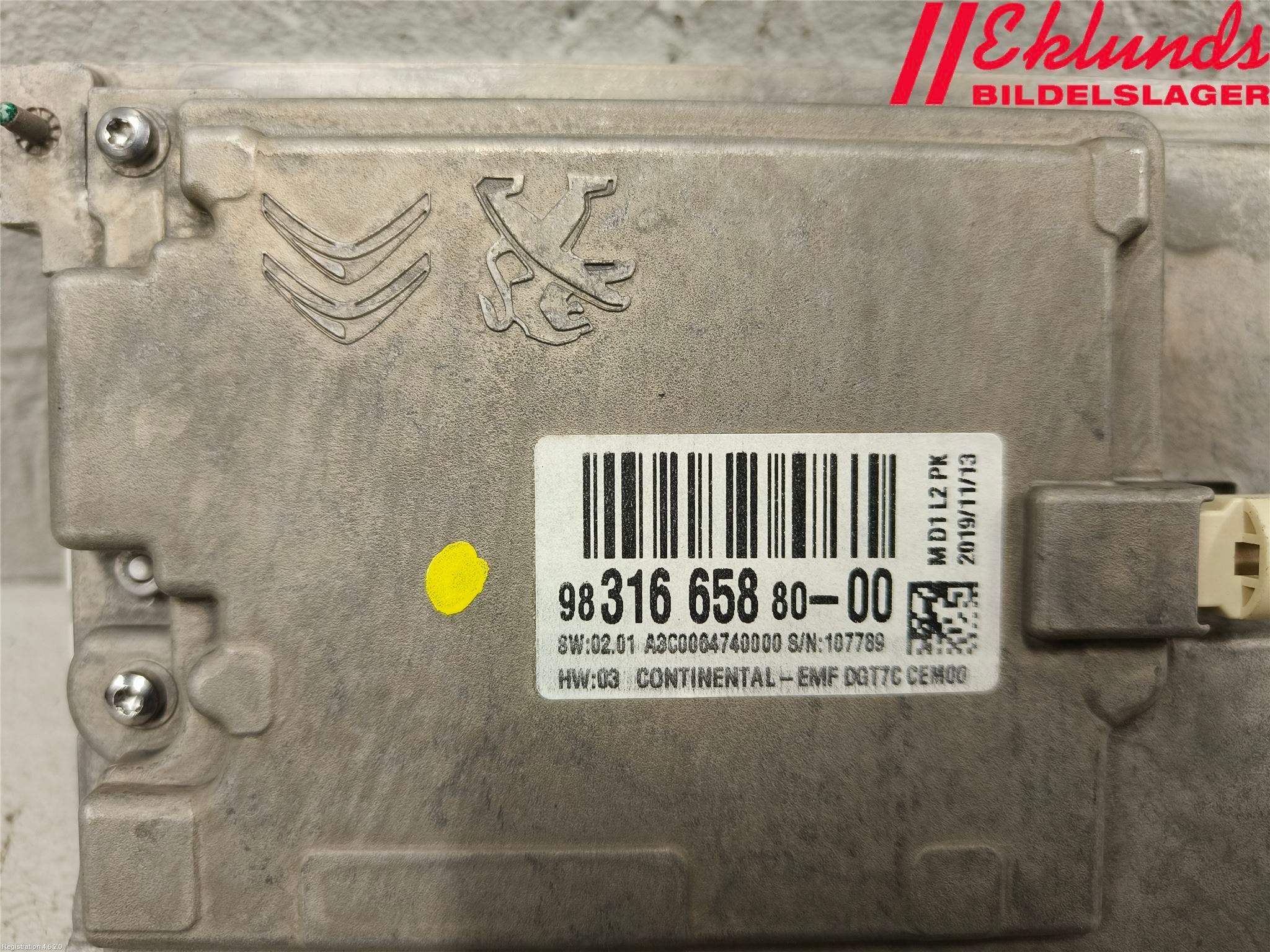 Opel VIVARO 20- Bildskärm