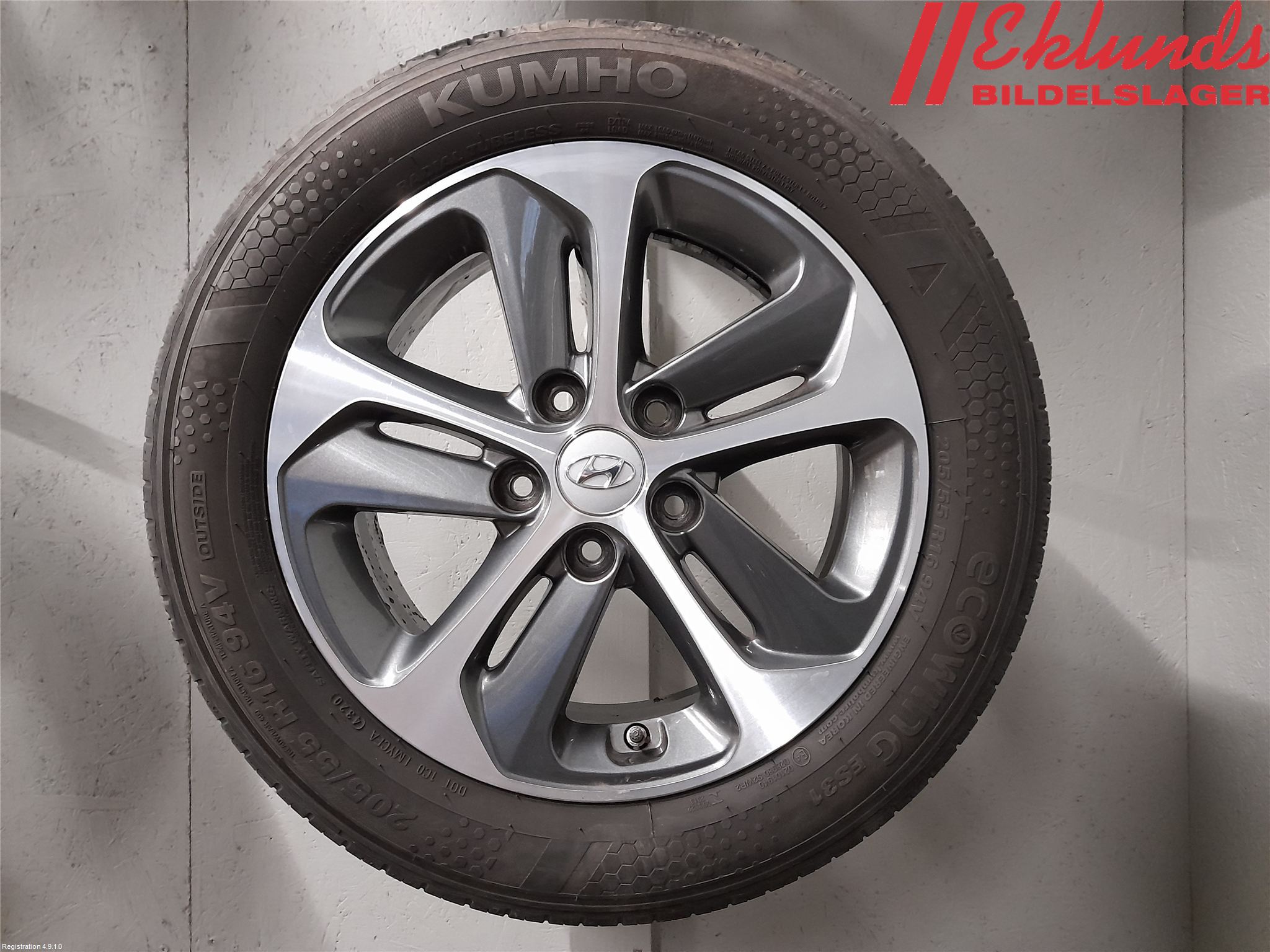 Hyundai i30 GD 13-17 Sommardäck Alumfälg 4St