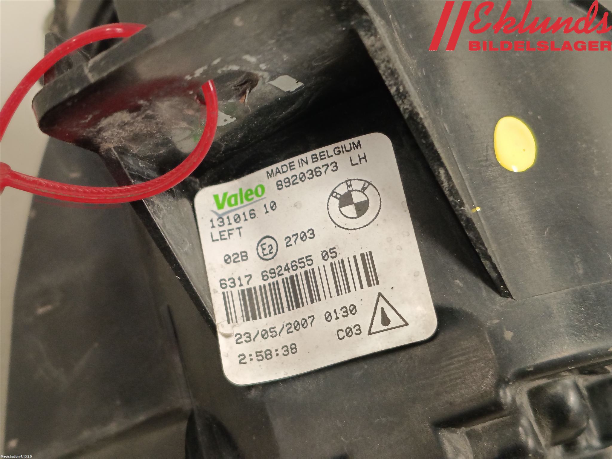 BMW X3 E83     03-10 Dimljus-Varselljus Fram