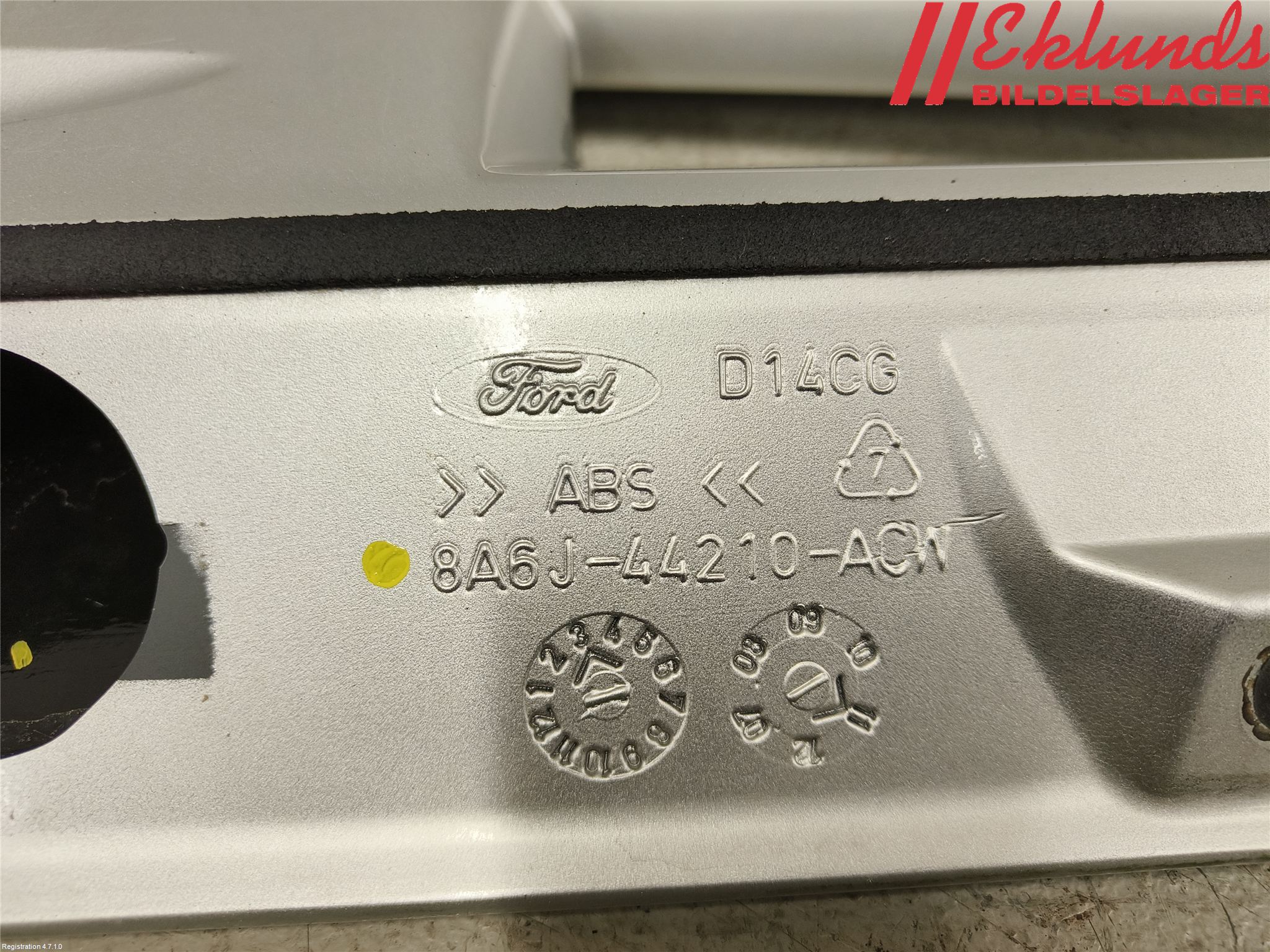 Ford FIESTA 09-12 Spoiler Baklucka