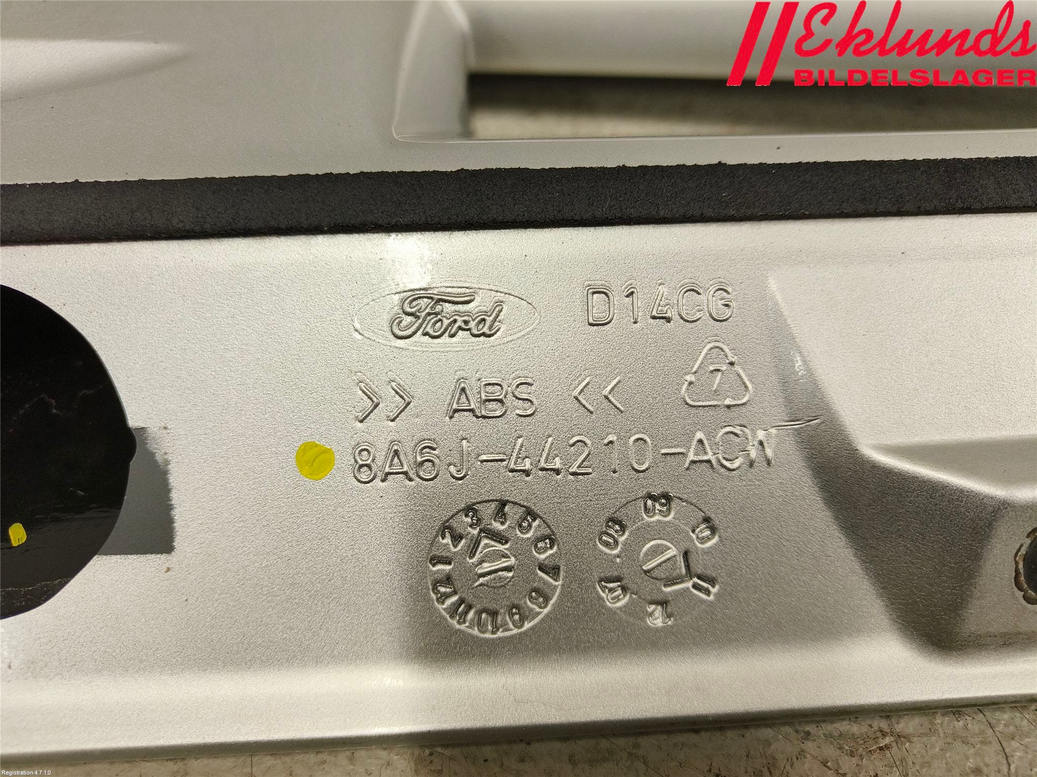 Ford FIESTA 09-12 Spoiler Baklucka