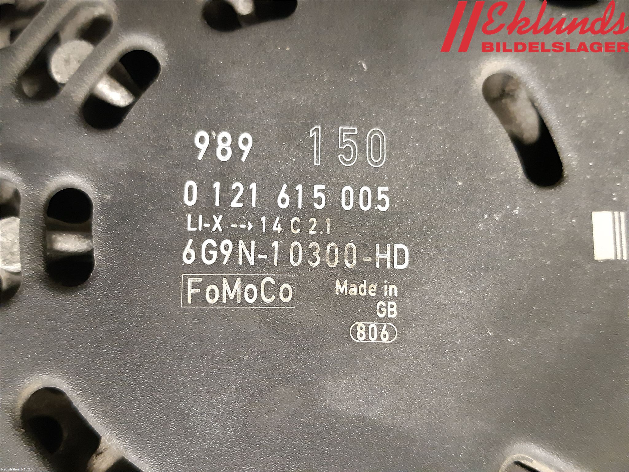 Volvo V70 08-13 Generator