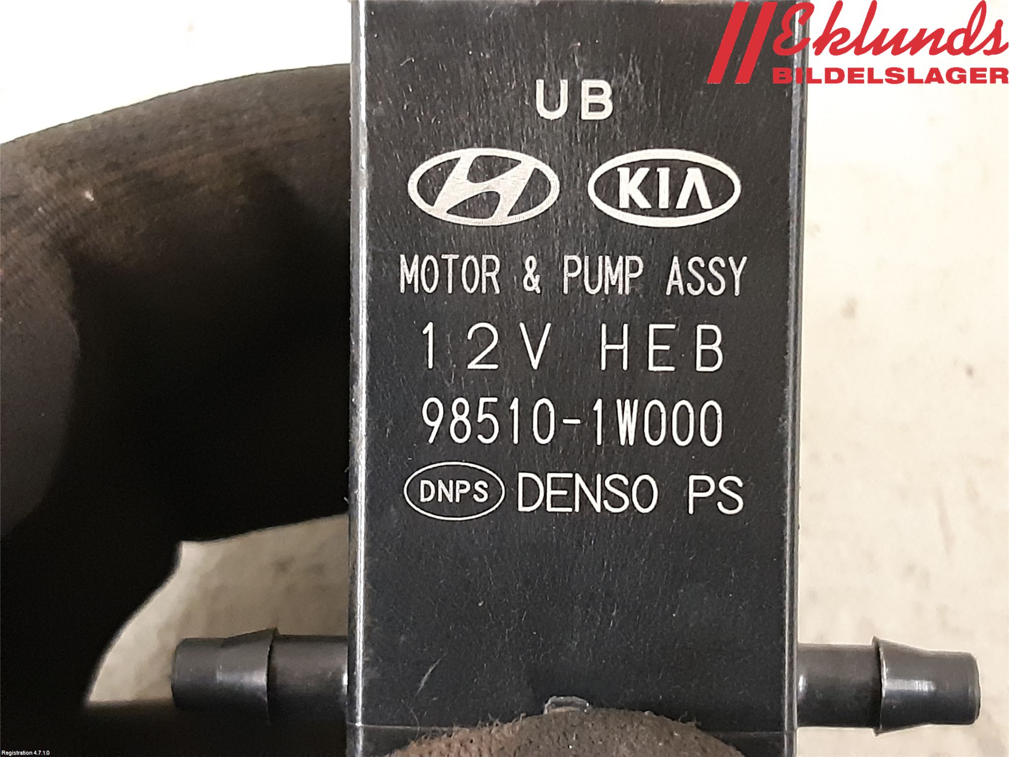 Kia CEED 12-18 Spolarpump Vindruta