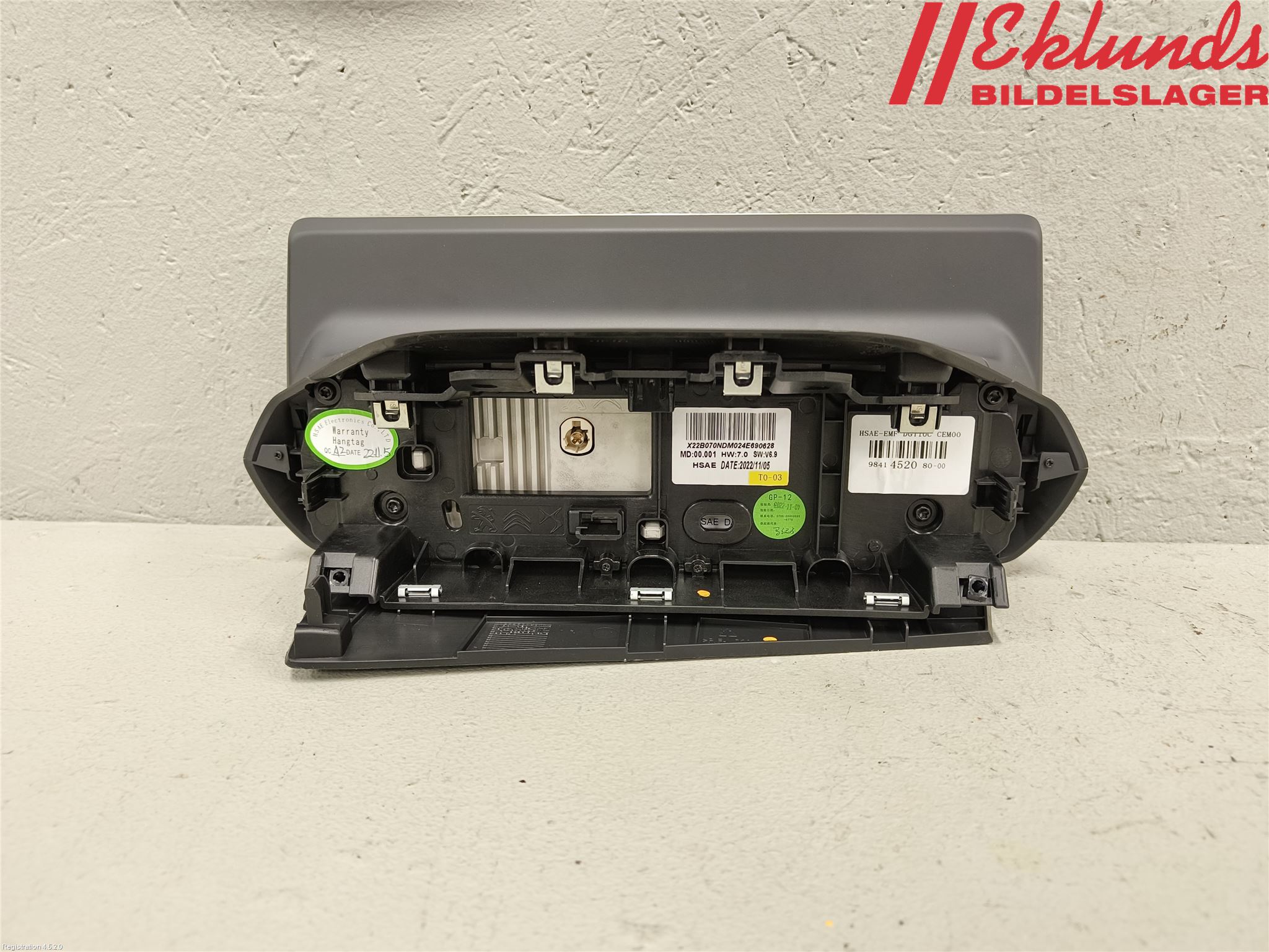 Peugeot 2008/E-2008 20- Multifunktionsdisplay