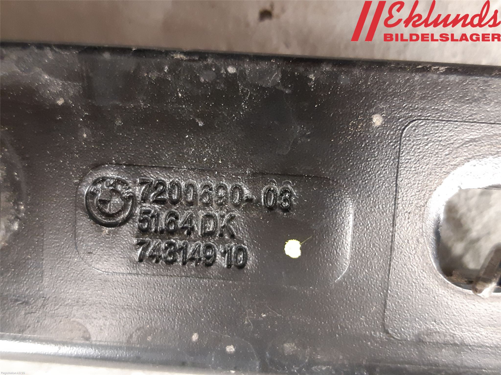 BMW 5 F10/F11/F18 09-17 Frontplåt