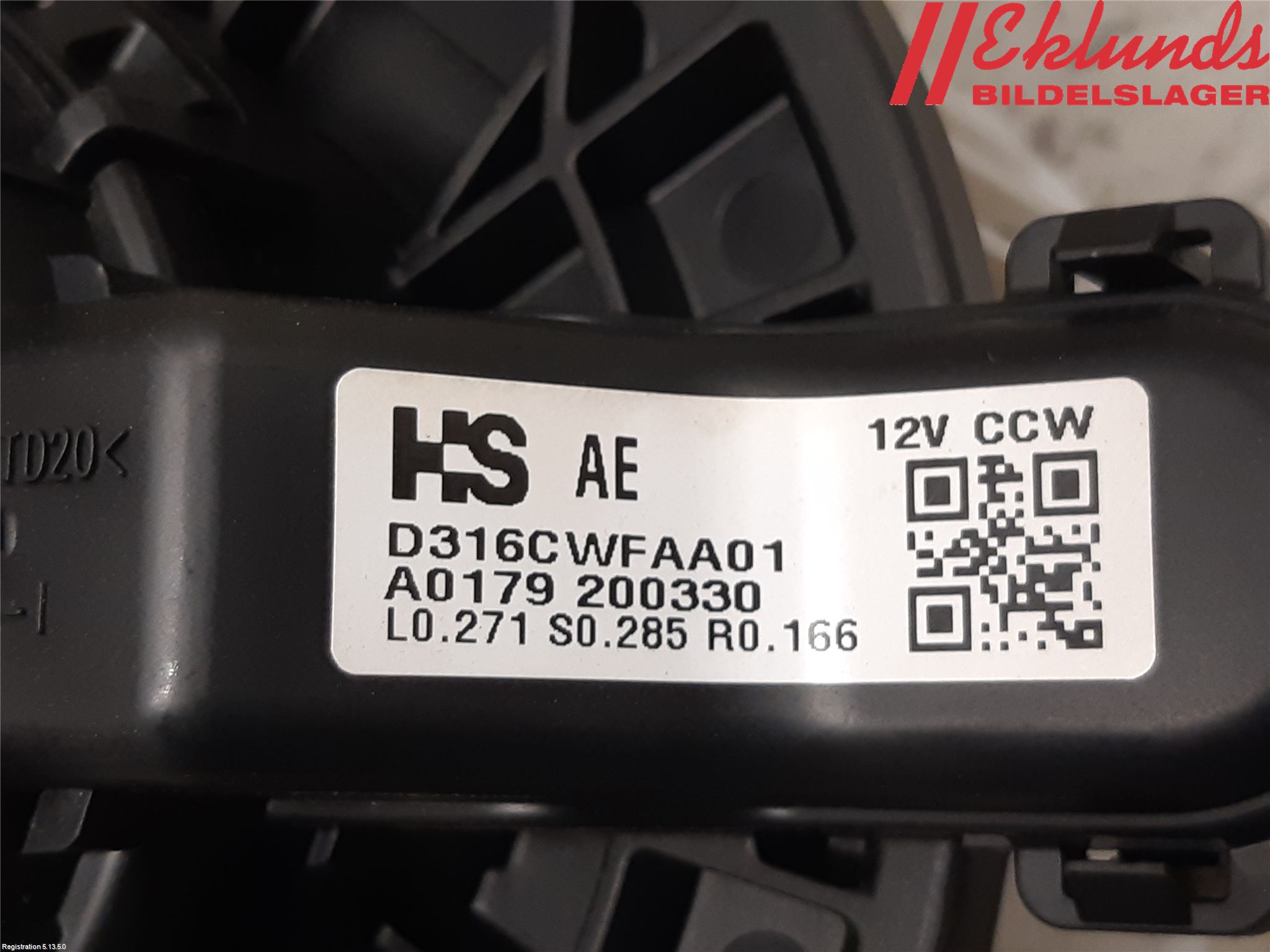 Kia NIRO (DE) 17-22 Värmefläkt