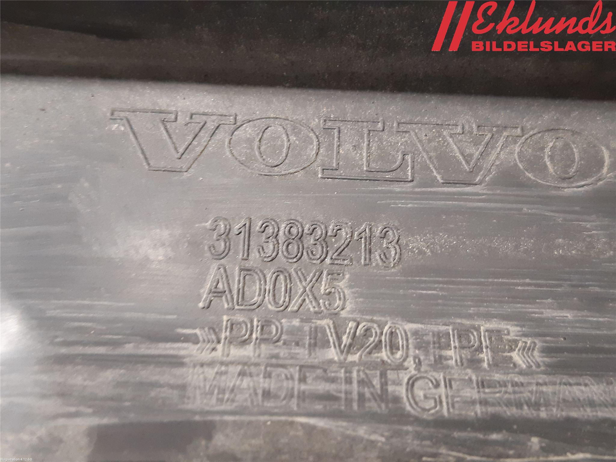 Volvo V90 17->> Deflektor Plåt-Plast Kylning