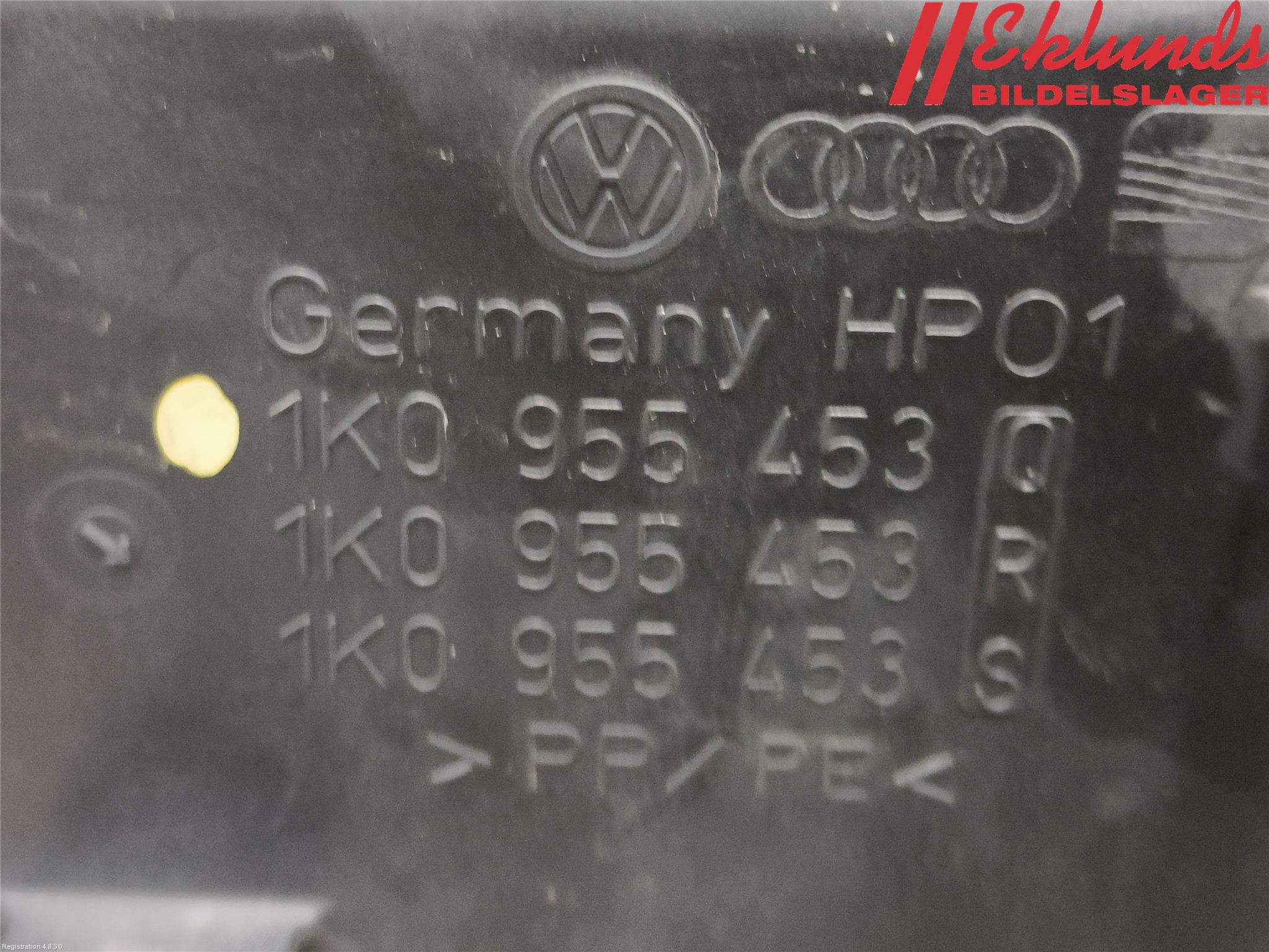 Volkswagen VW GOLF VI 09-13 Spolartank Vindruta