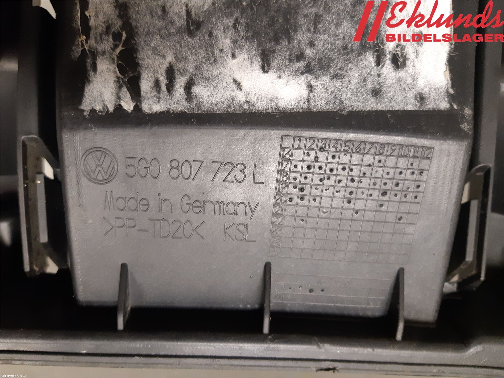 Volkswagen VW GOLF / E-GOLF VII 13-20 Stötfångarfäste Fram Vä