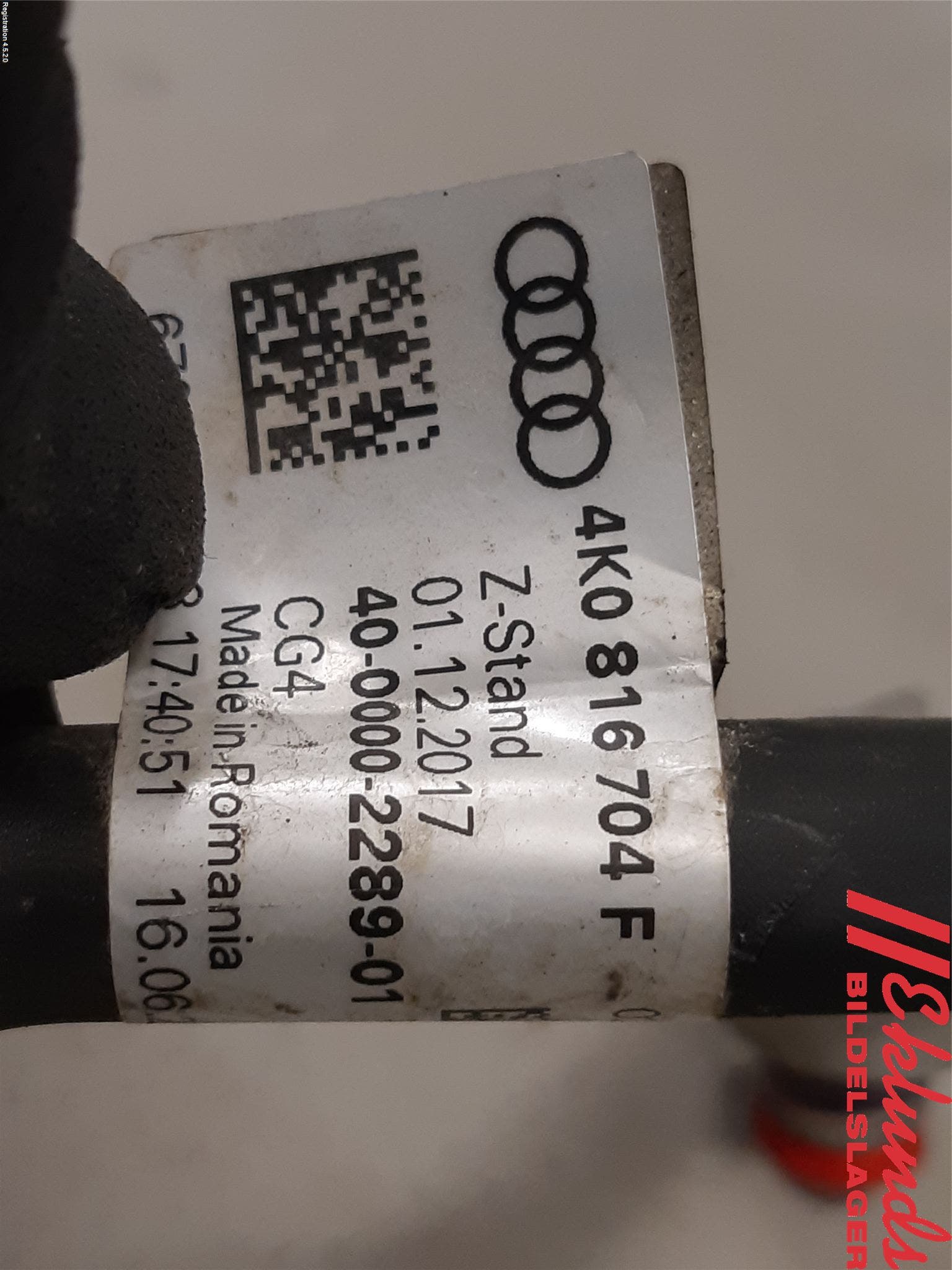 Audi A6 F2/C8 19- Ac Slang-Rör