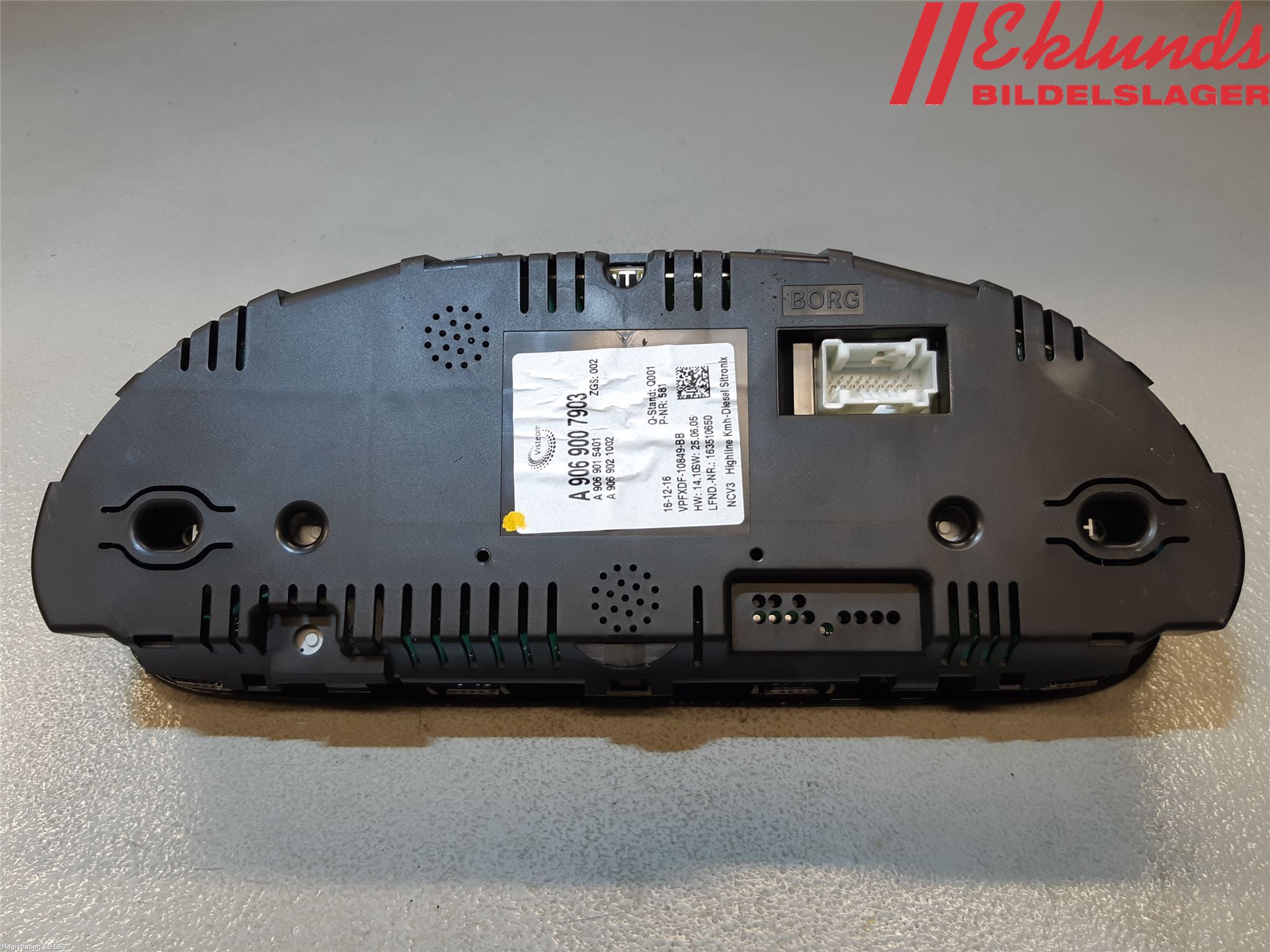 Mercedes-Benz MB SPRINTER (W906) 06-18 Instrument Komb