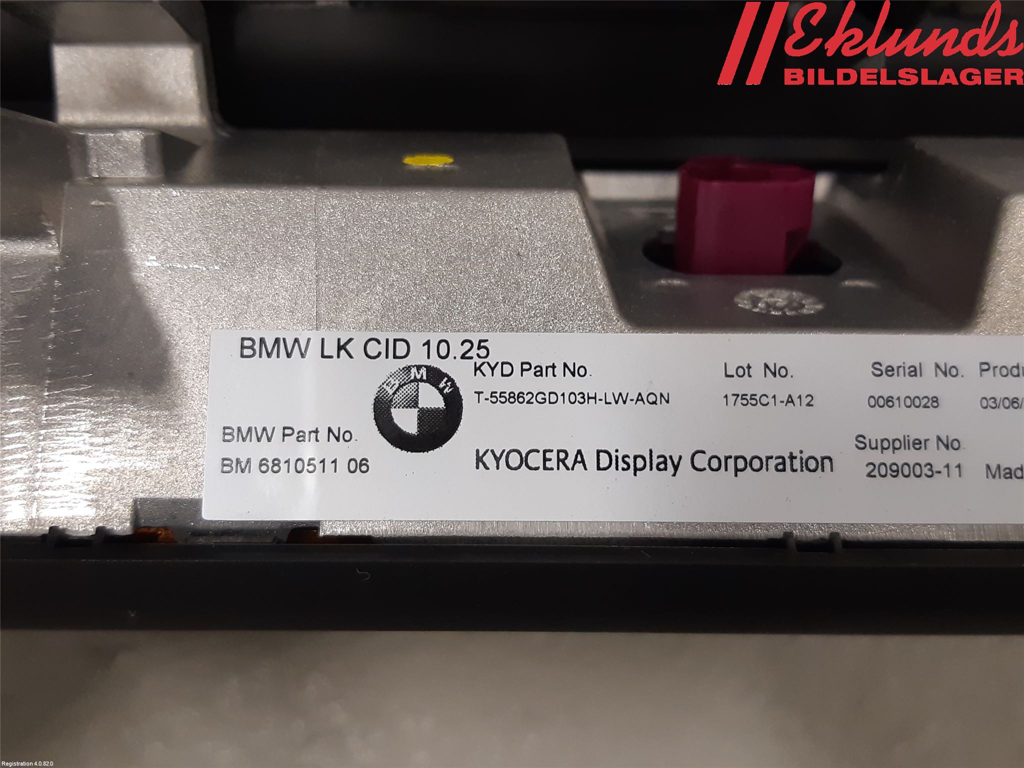 BMW 5 G30/G31/F90 17-23 Multifunktionsdisplay