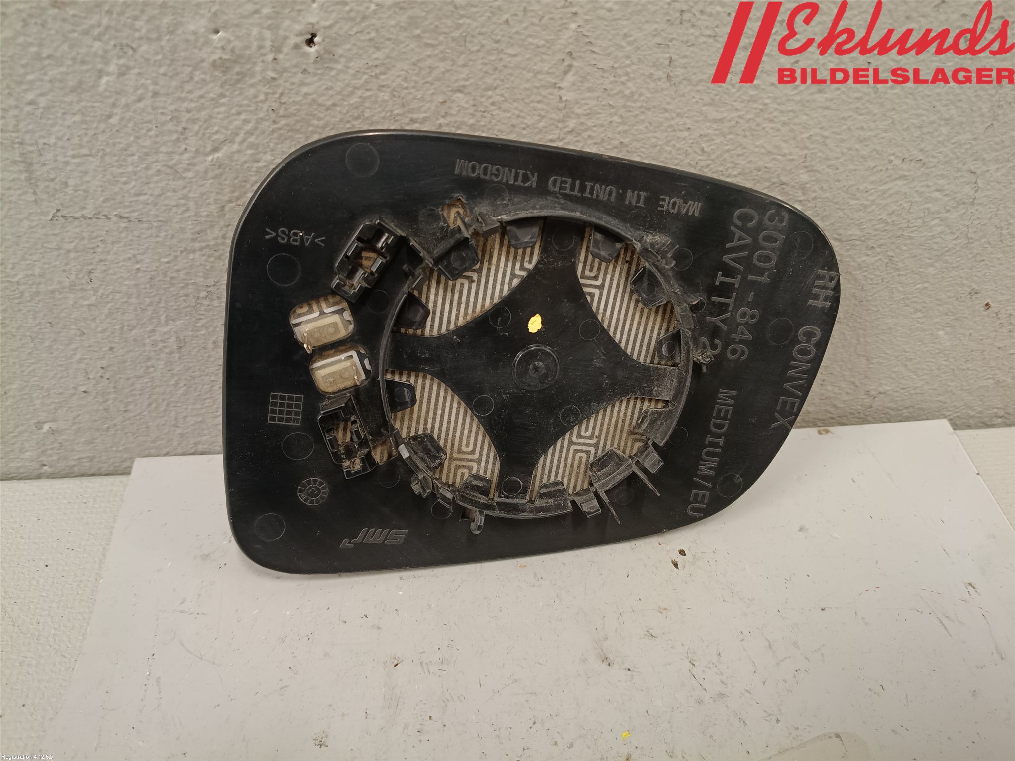 Volvo V70 08-13 Spegelglas Hö