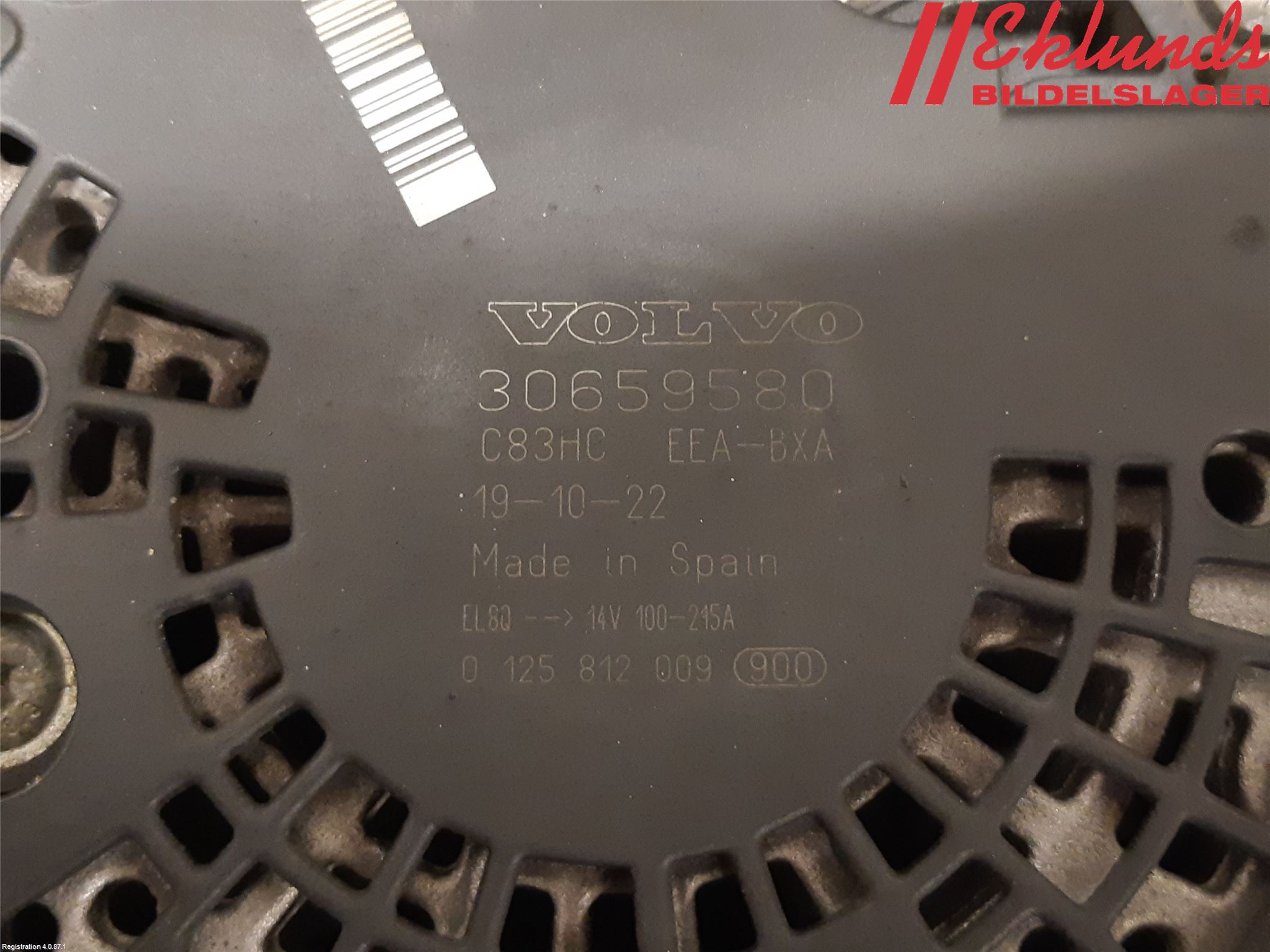 Volvo V60 19- Generator