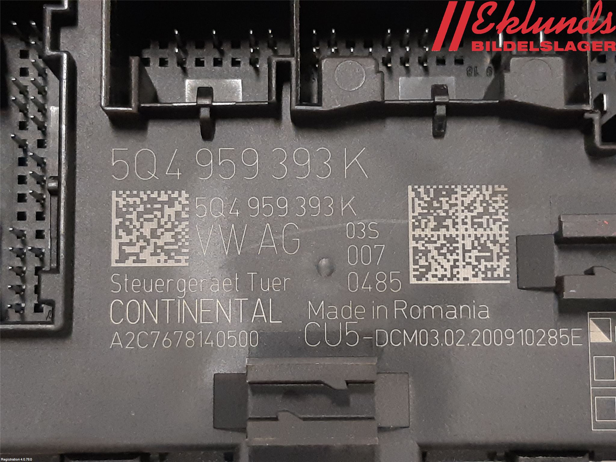 Skoda OCTAVIA (5E) 13-20 Styrenhet Dörr