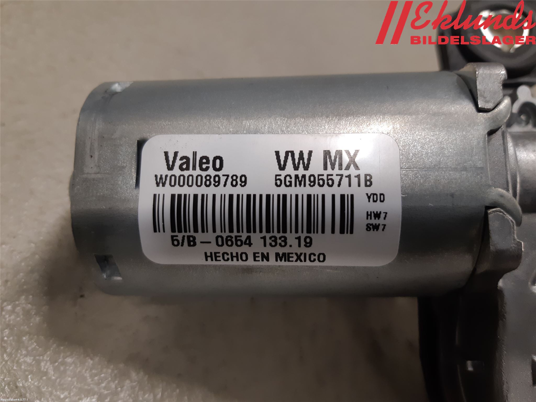 Volkswagen VW TIGUAN 16-24 Torkarmotor Baklucka
