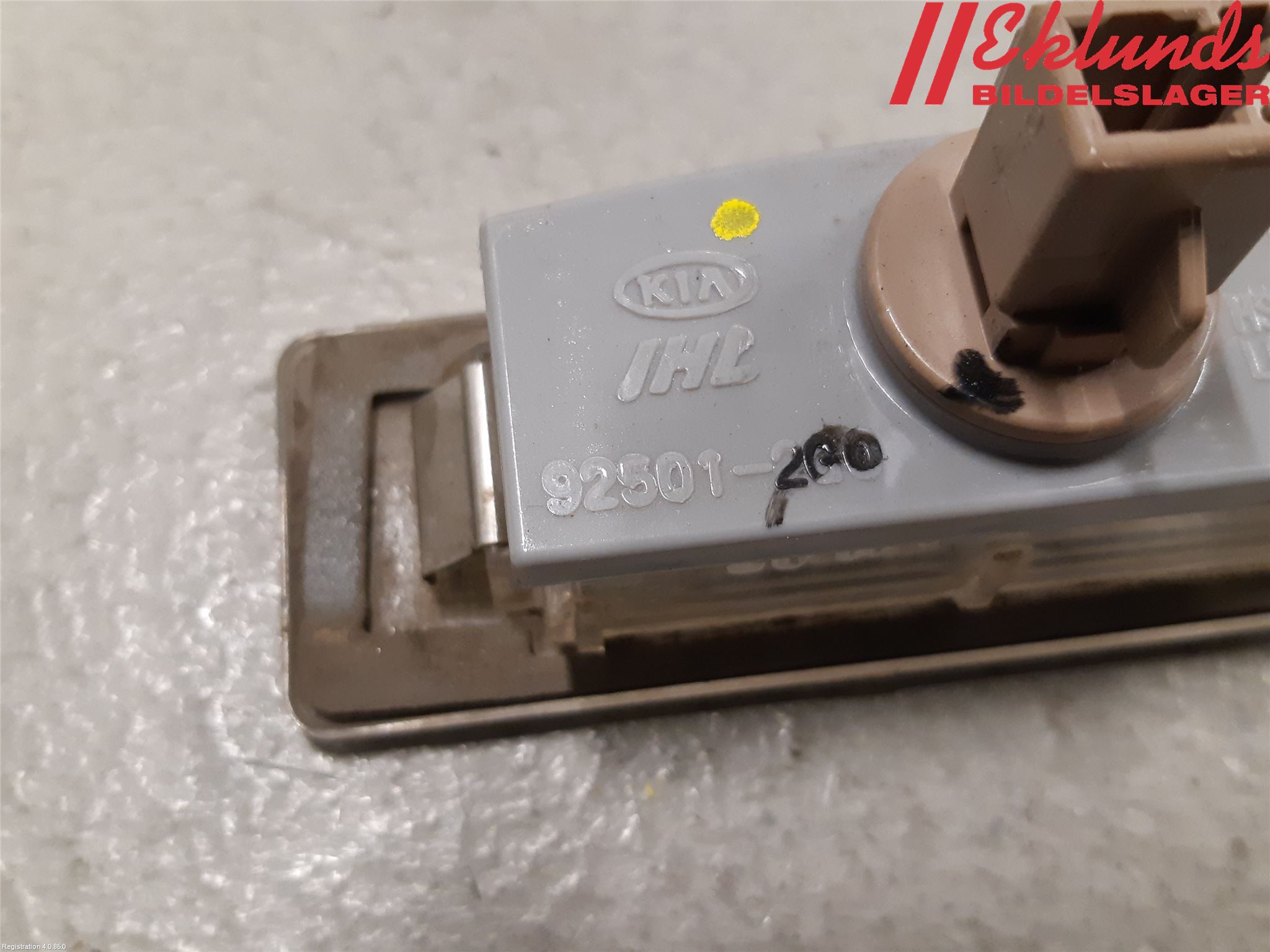 Kia OPTIMA 00-15 Skylt Belysning