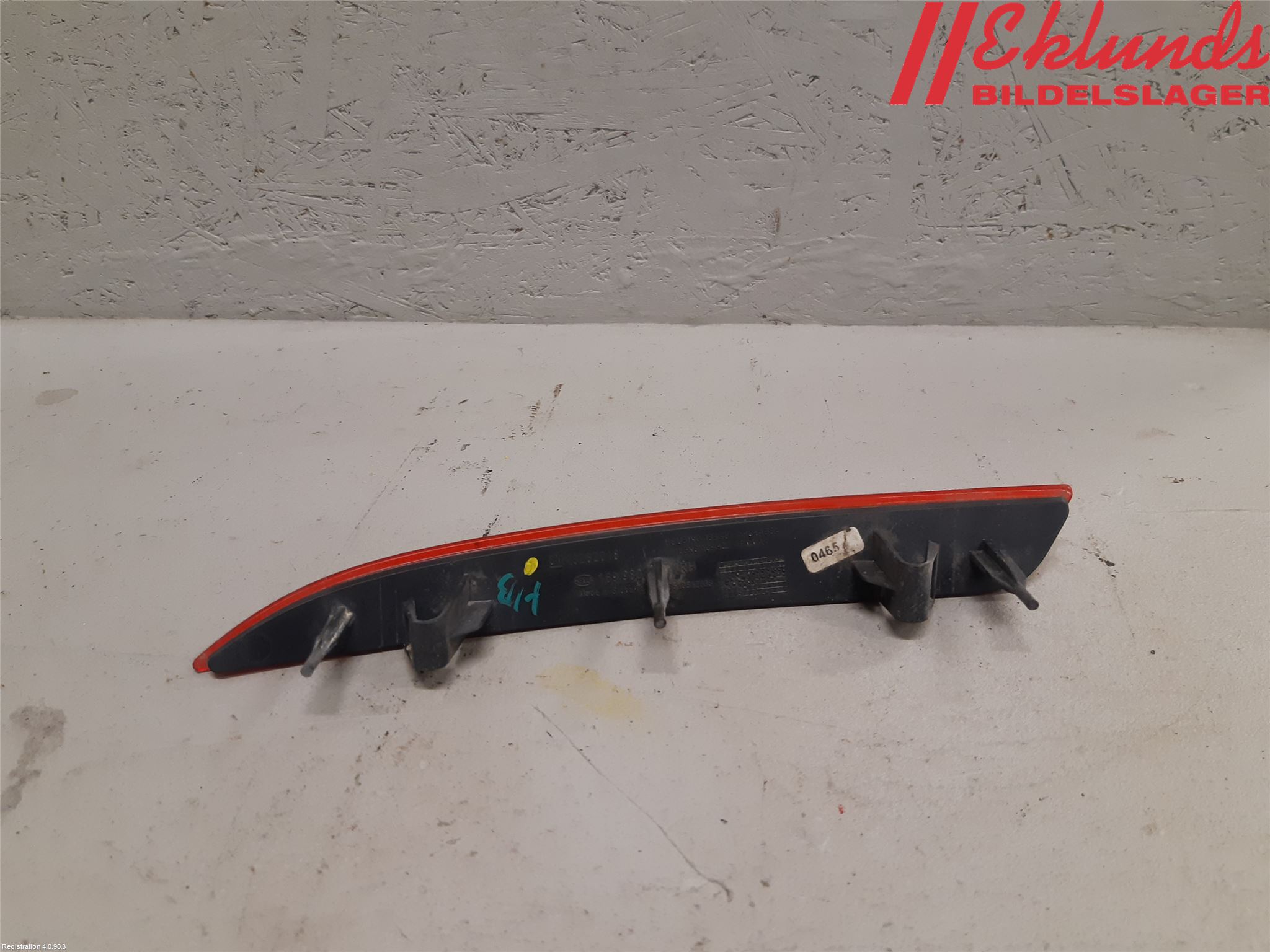 Opel ASTRA J 10-15 Dimljus/Reflex Bak