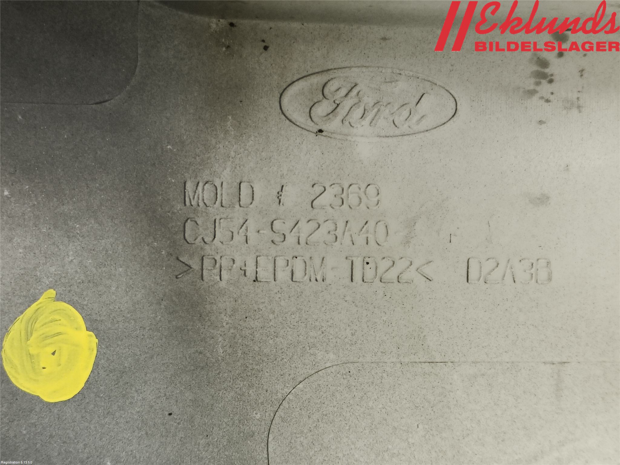 Ford KUGA 17-19 List Bak-Baklucka