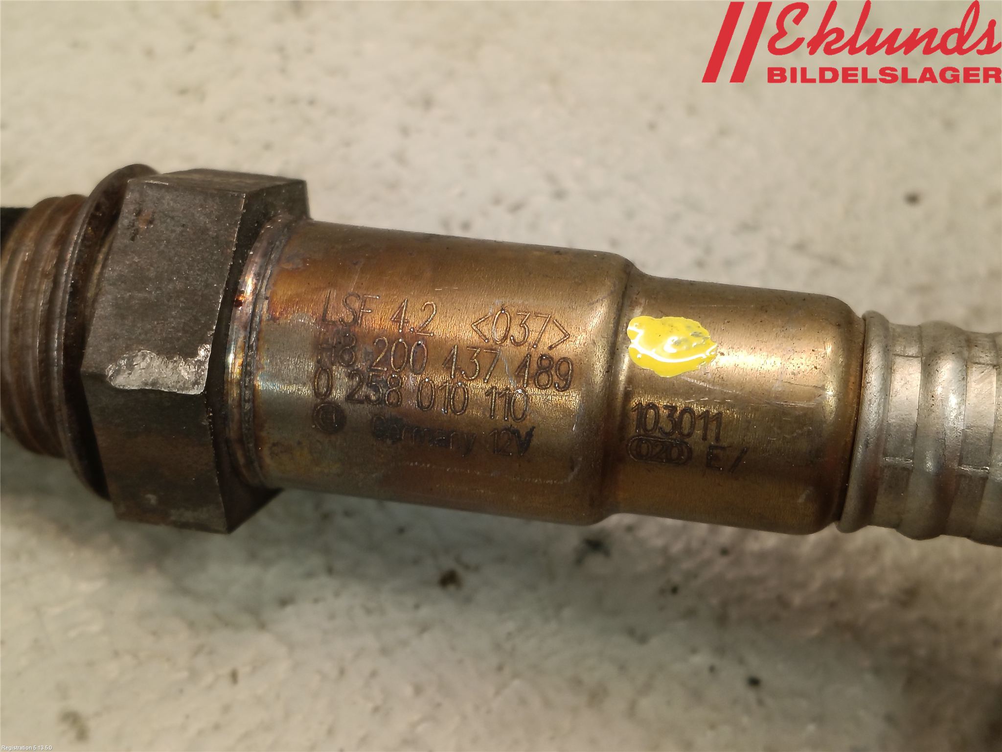 Renault CLIO III  09-12 Sensor Avgas