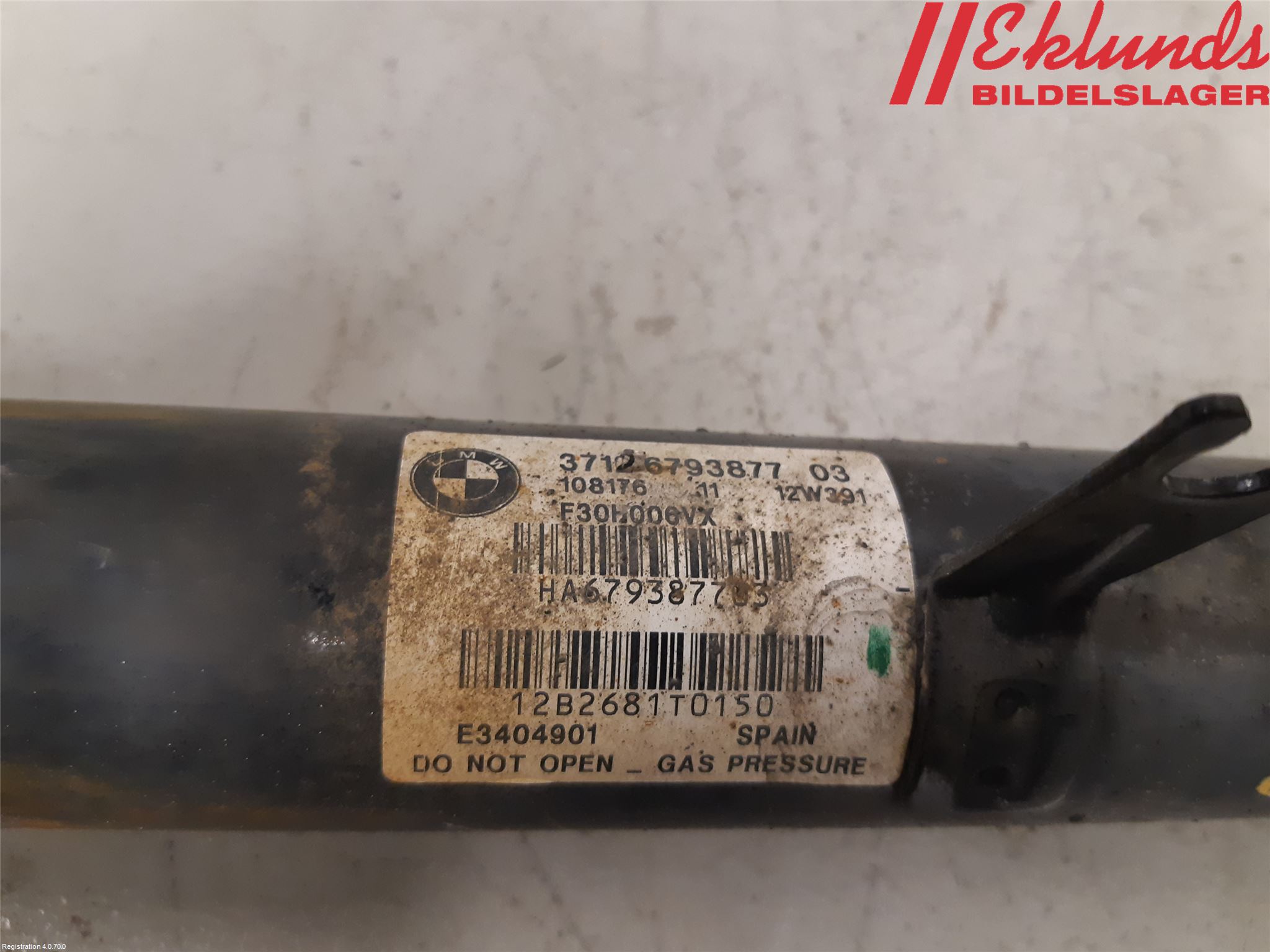 BMW 3 F30/F31/F80 12-19 Stötdämpare Bak