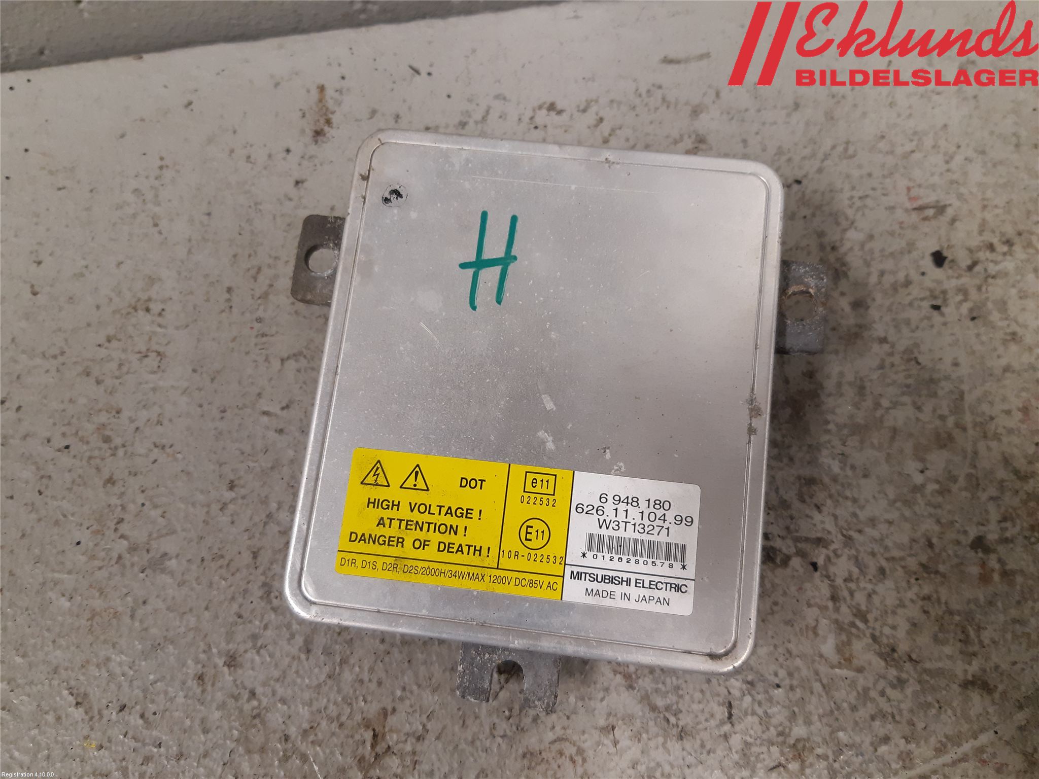 Volvo V70 08-13 Styrenhet Strålkastare