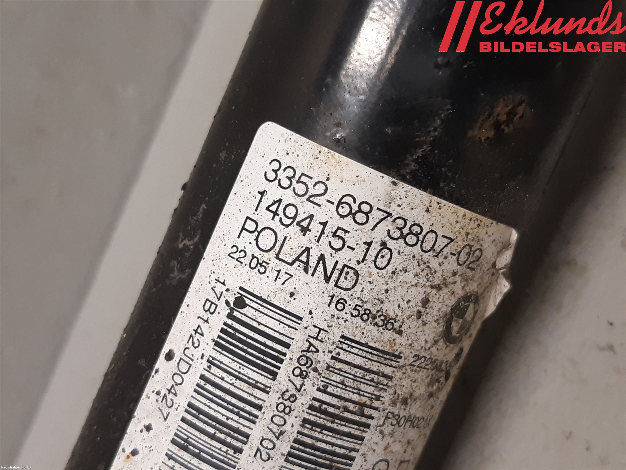 BMW 3 F30/F31/F80 12-19 Stötdämpare Bak