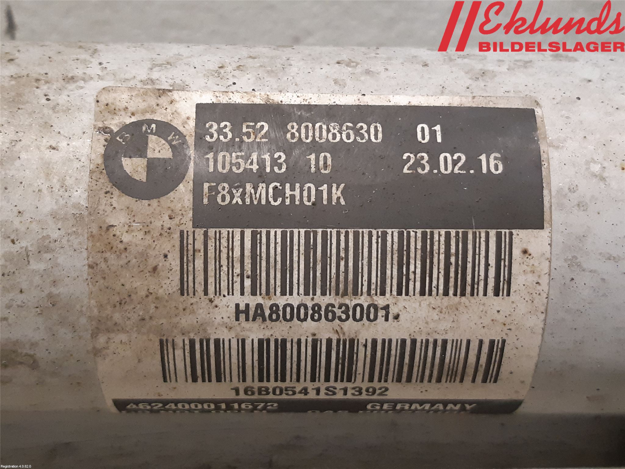 BMW 4 F32/F33/F82/F83 13-20 Stötdämpare Bak