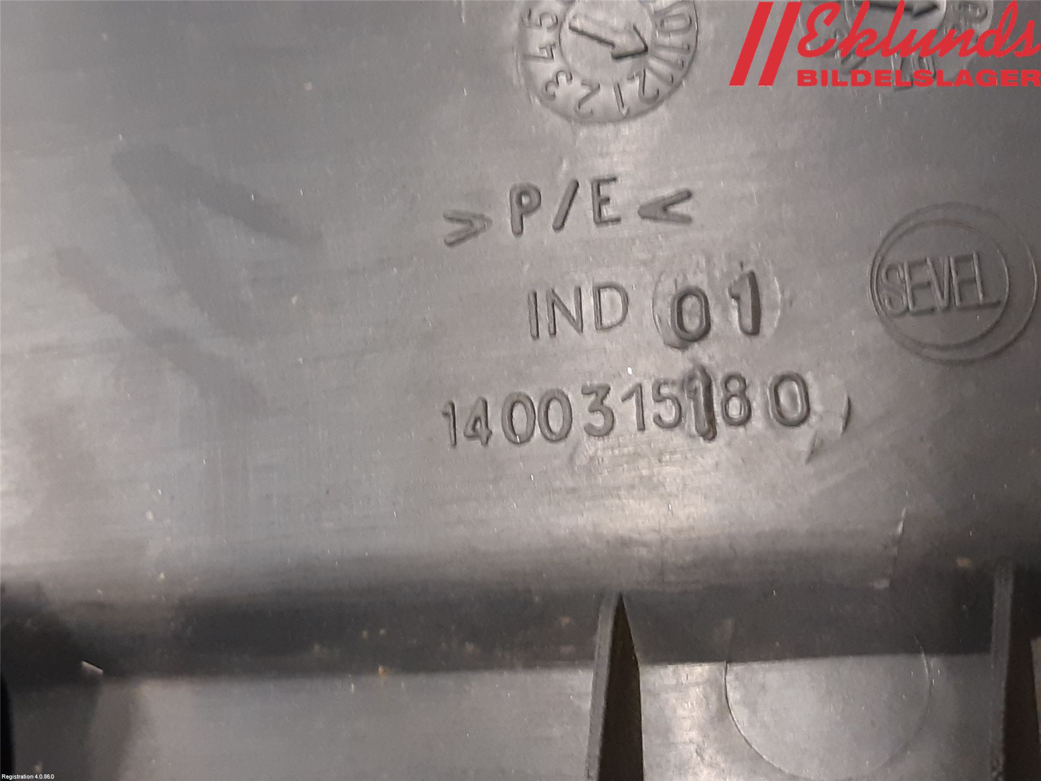 Citroen JUMPY 07-16 Deflektor Plåt-Plast Kylning