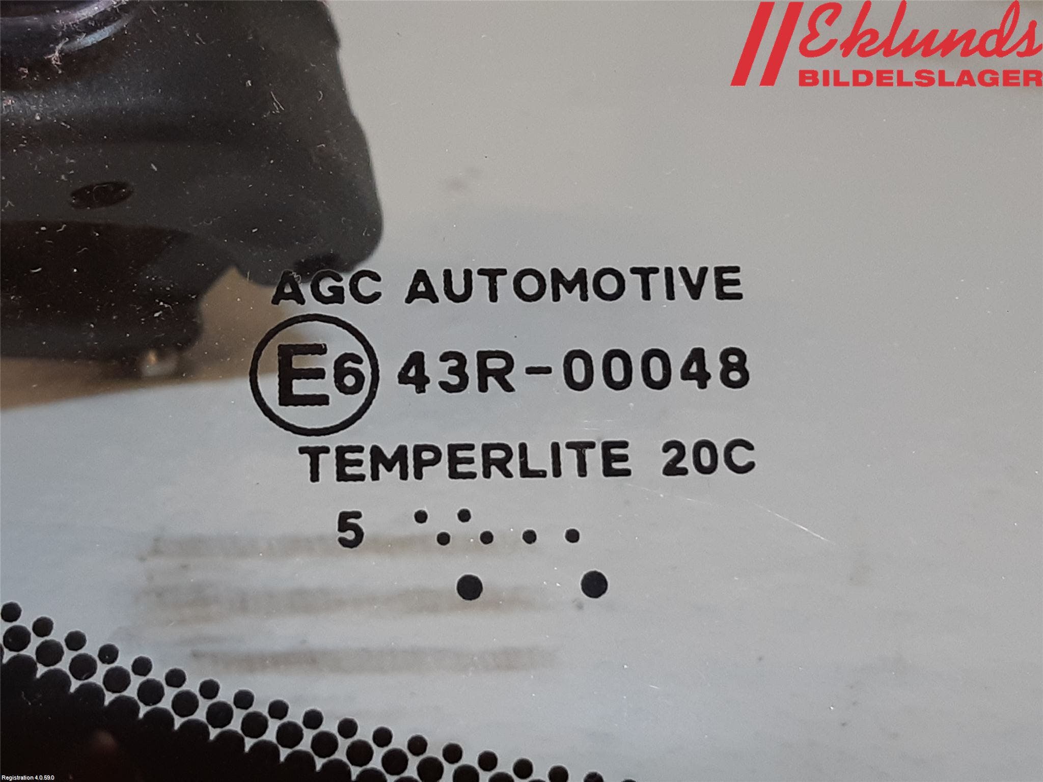 Peugeot 108 15-22 Dörruta Bak Höger