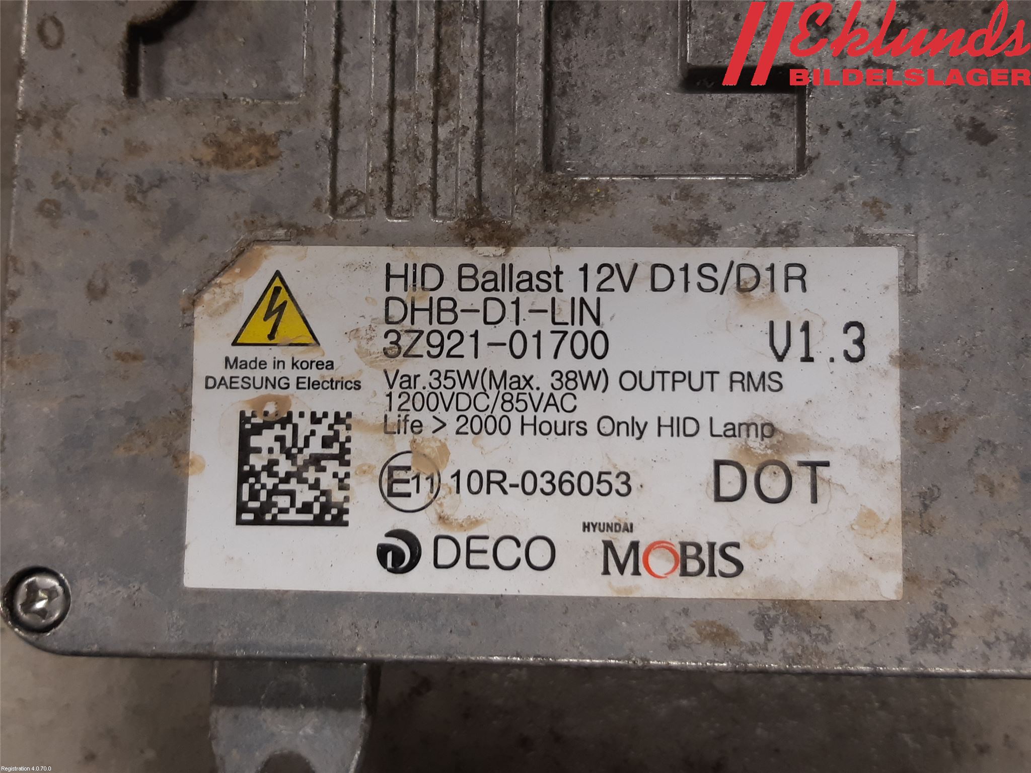 Hyundai i40 08-15 Styrenhet Strålkastare