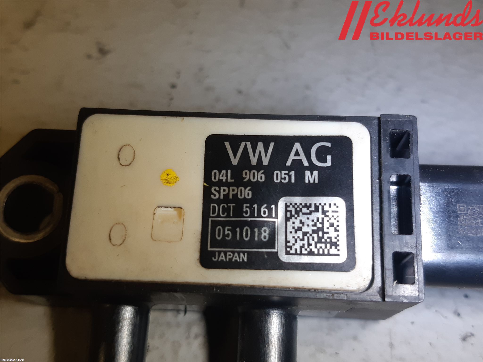 Volkswagen VW PASSAT 15-19 Givare Temp-Tryck Avgas