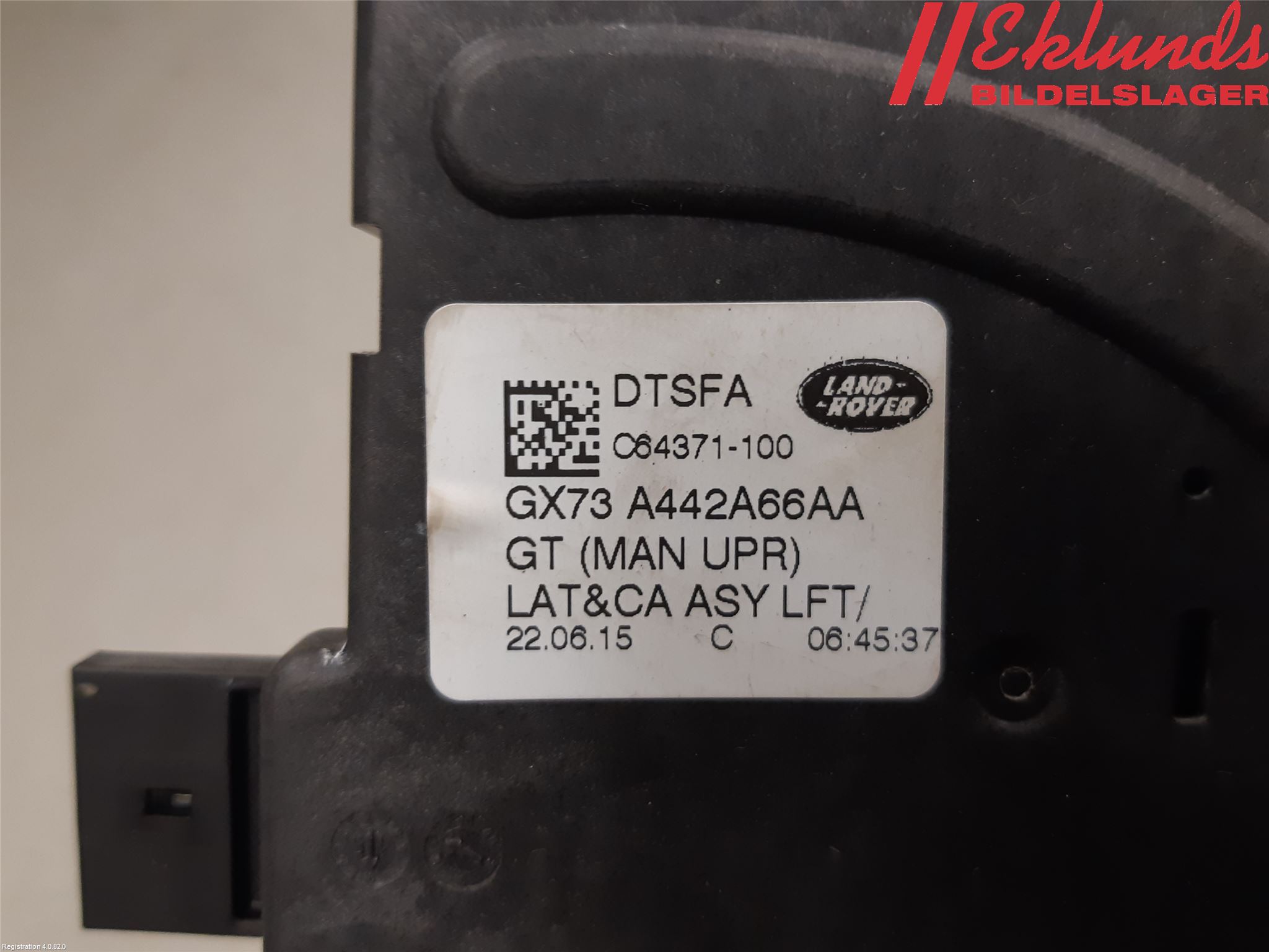 Jaguar XE (X760) 15-24 Låskista Baklucka