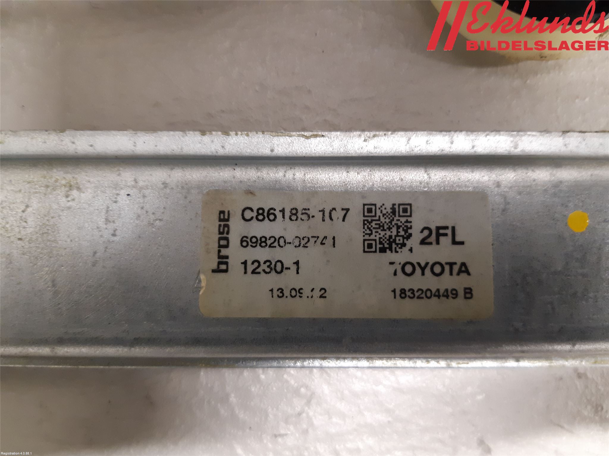 Toyota COROLLA 19- Fönsterhiss El Kompl