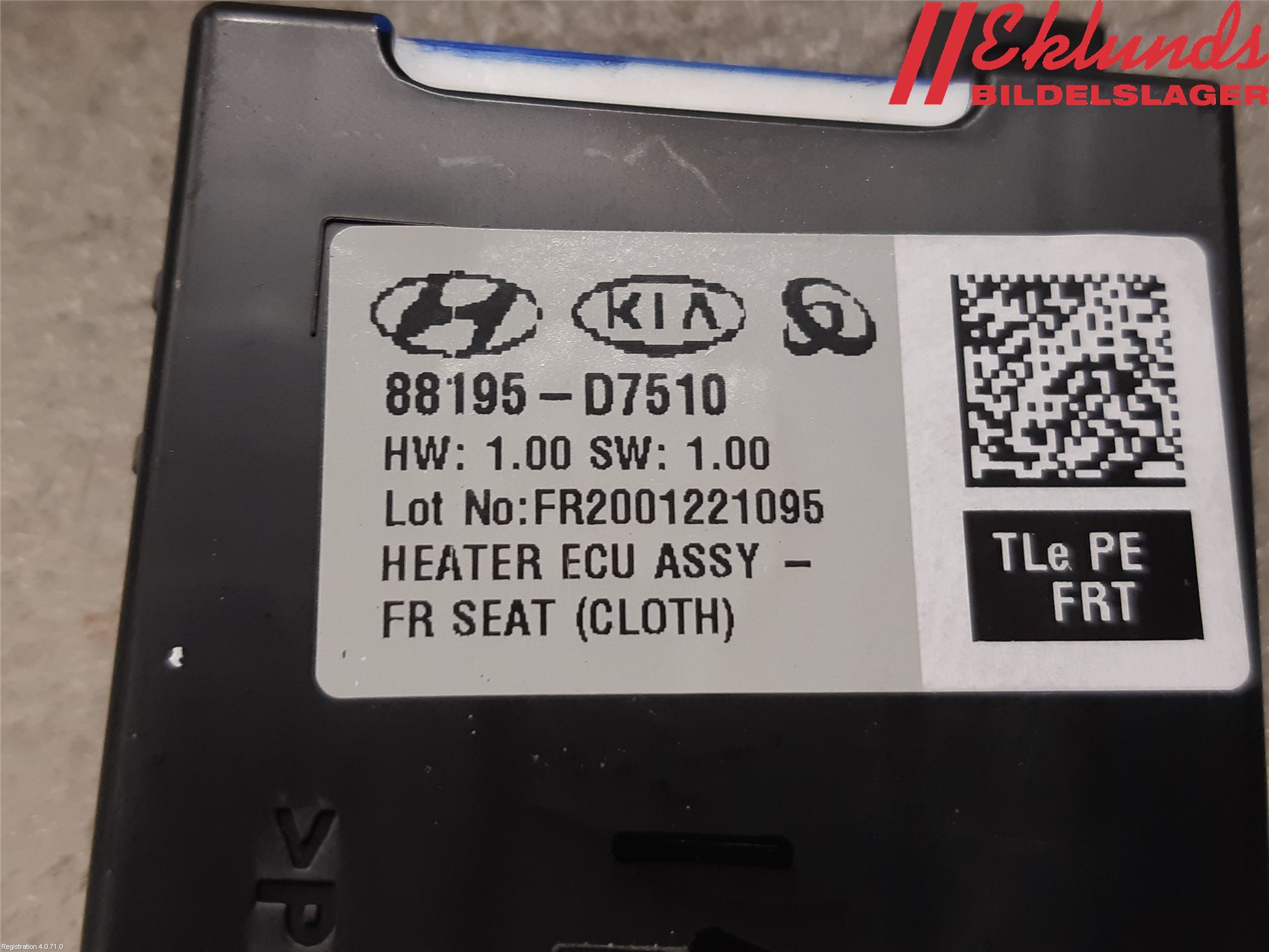 Hyundai TUCSON 05- Styrenhet Övrigt