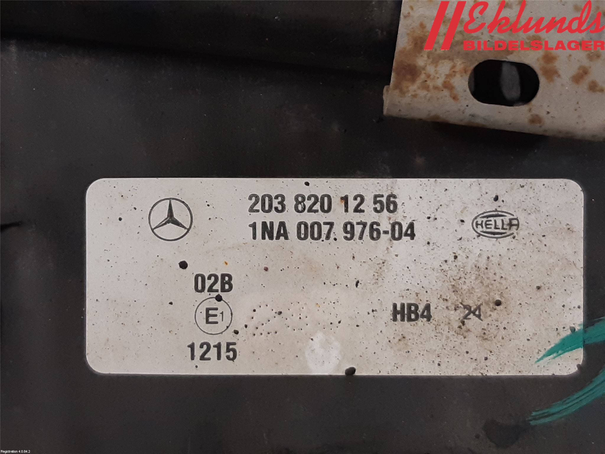 Mercedes-Benz MB C (203) 00-07 Dimljus-Varselljus Fram
