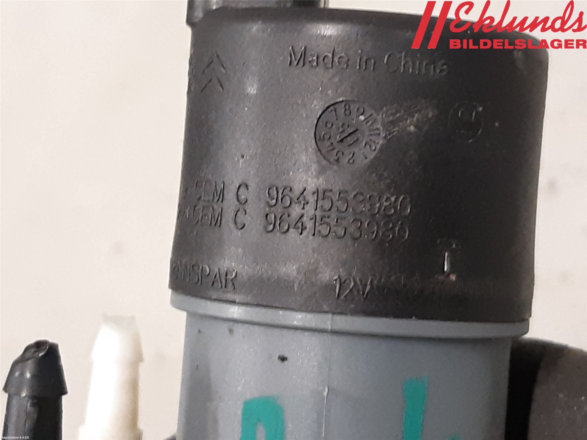 Nissan QASHQAI 14-17 Spolarpump Vindruta