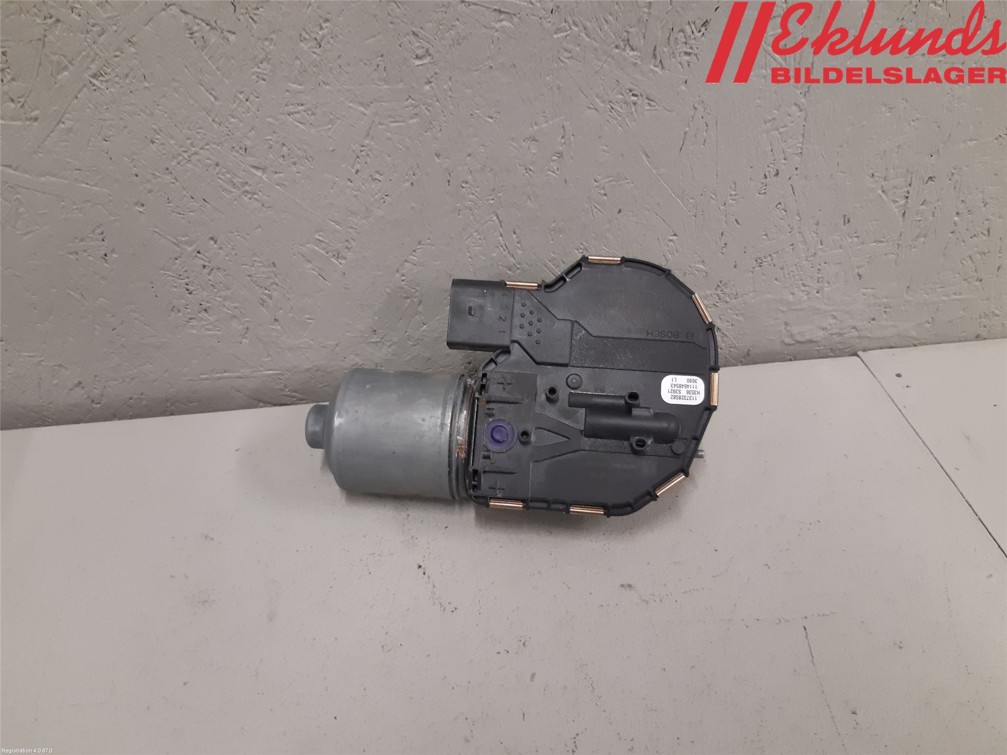Opel ASTRA J 10-15 Torkarmotor Vindruta