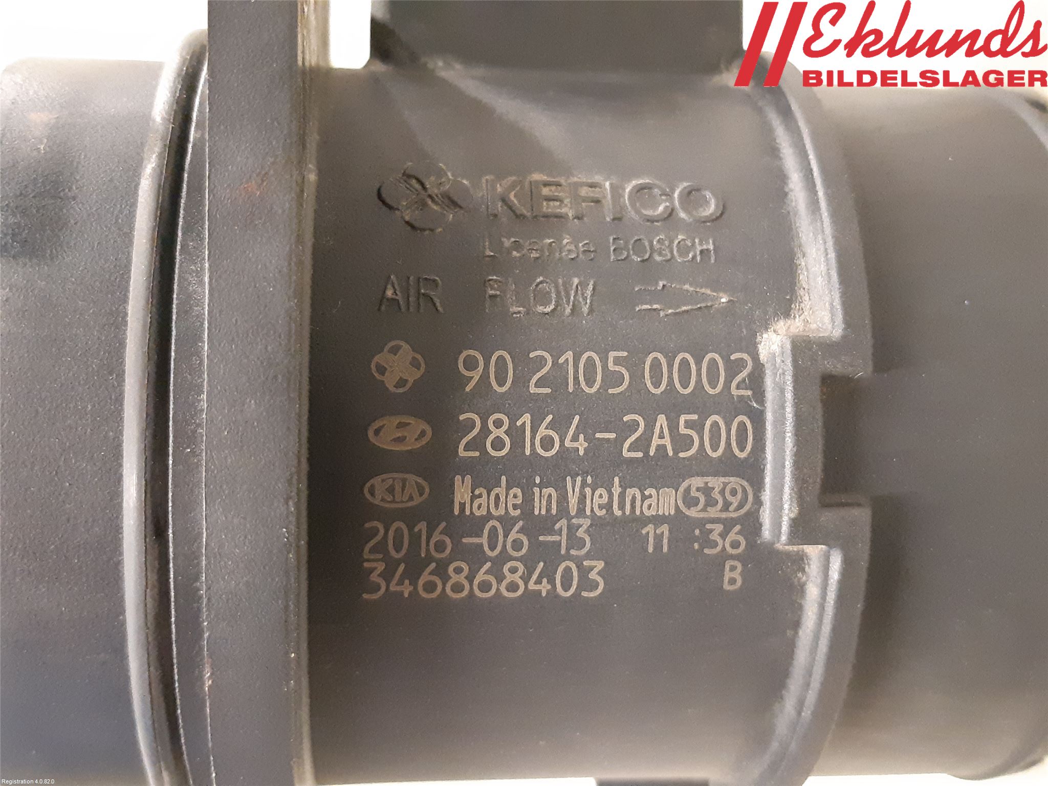 Kia CEED 12-18 Injluftmassamätare