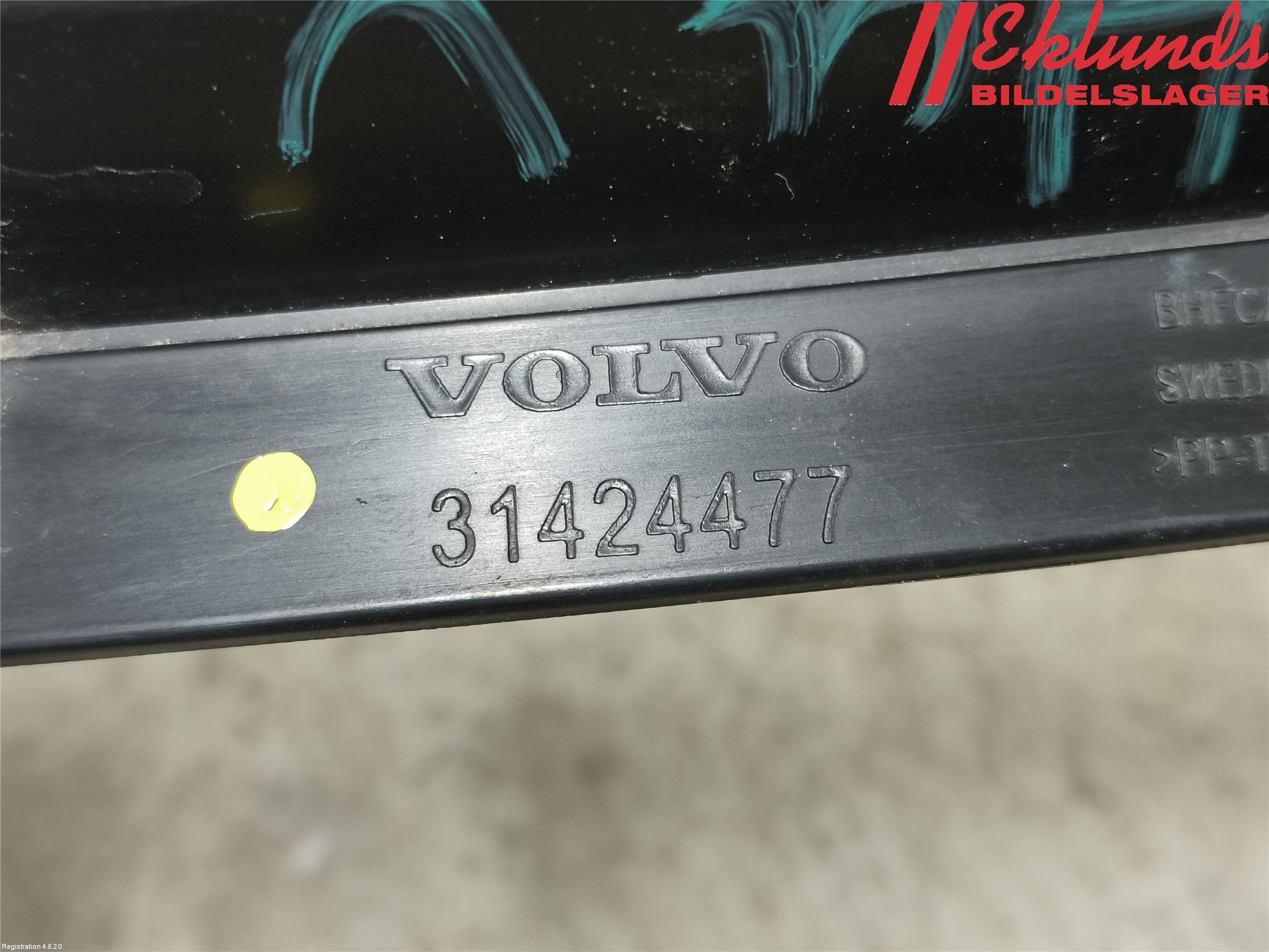 Volvo XC90/RECHARGE 16- List Fram-Huv-Front