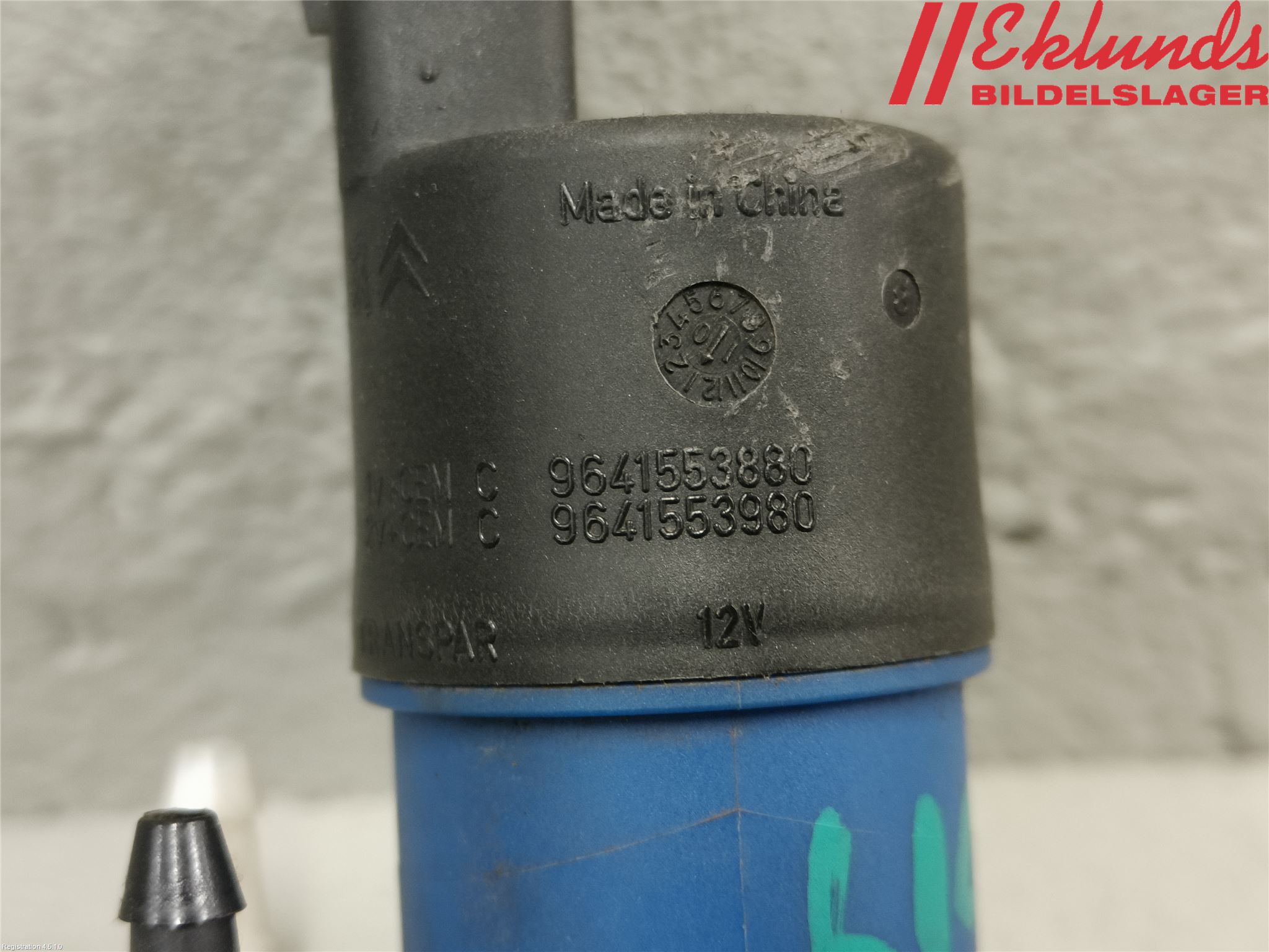 Renault CLIO III  09-12 Spolarpump Högtryck