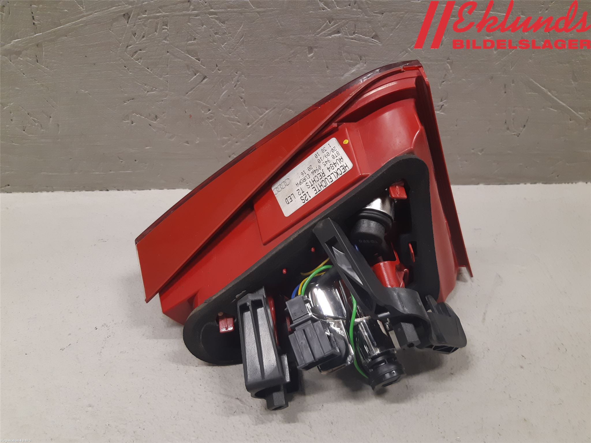 Audi A5 07-16 Bakljus Lucka Hö