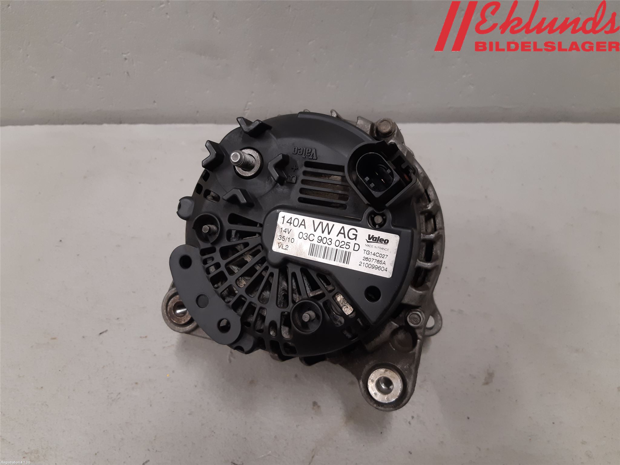 Volkswagen VW GOLF VI 09-13 Generator