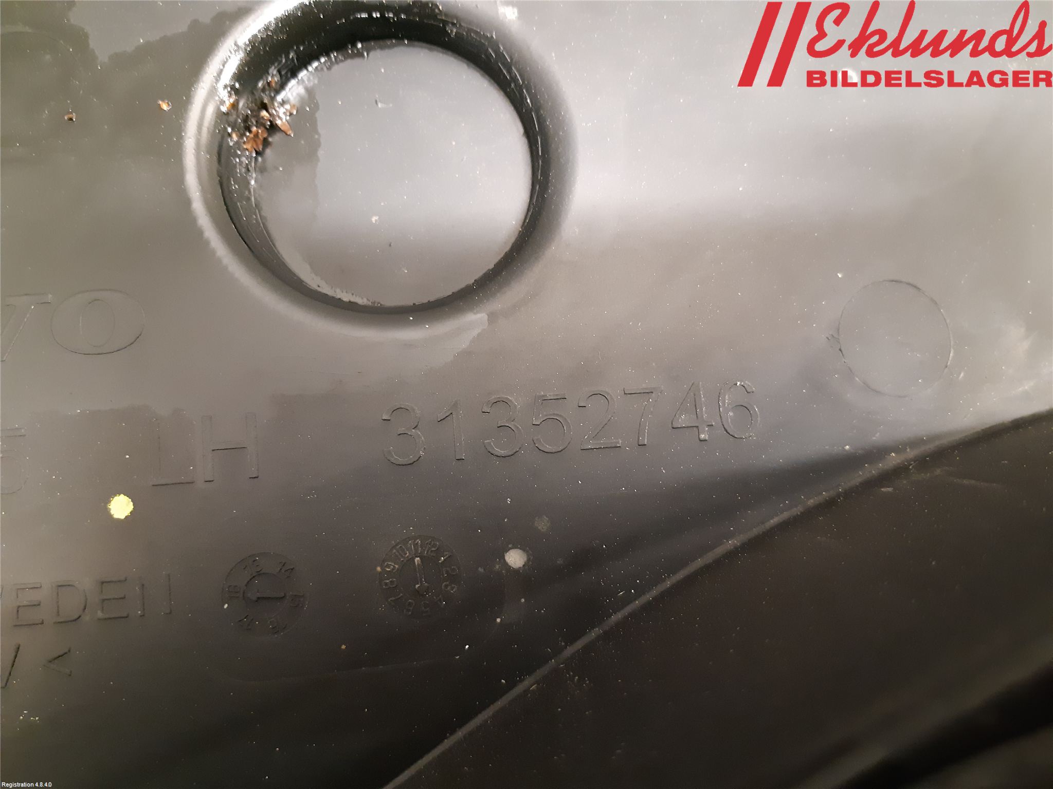 Volvo XC90/RECHARGE 16- Torpedplåt-Torpedplast