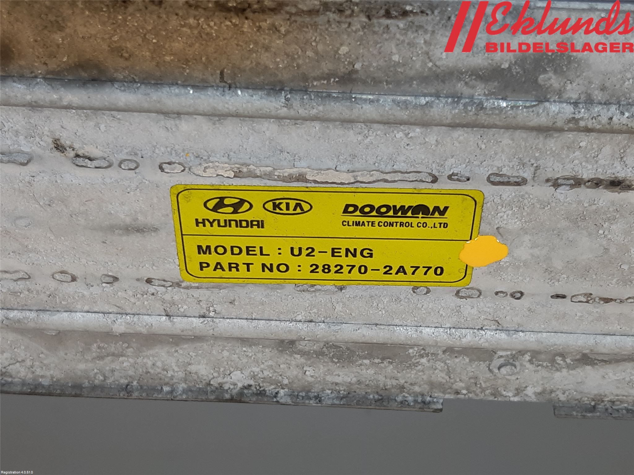 Kia CEED 12-18 Laddluft-Intercooler Kyl