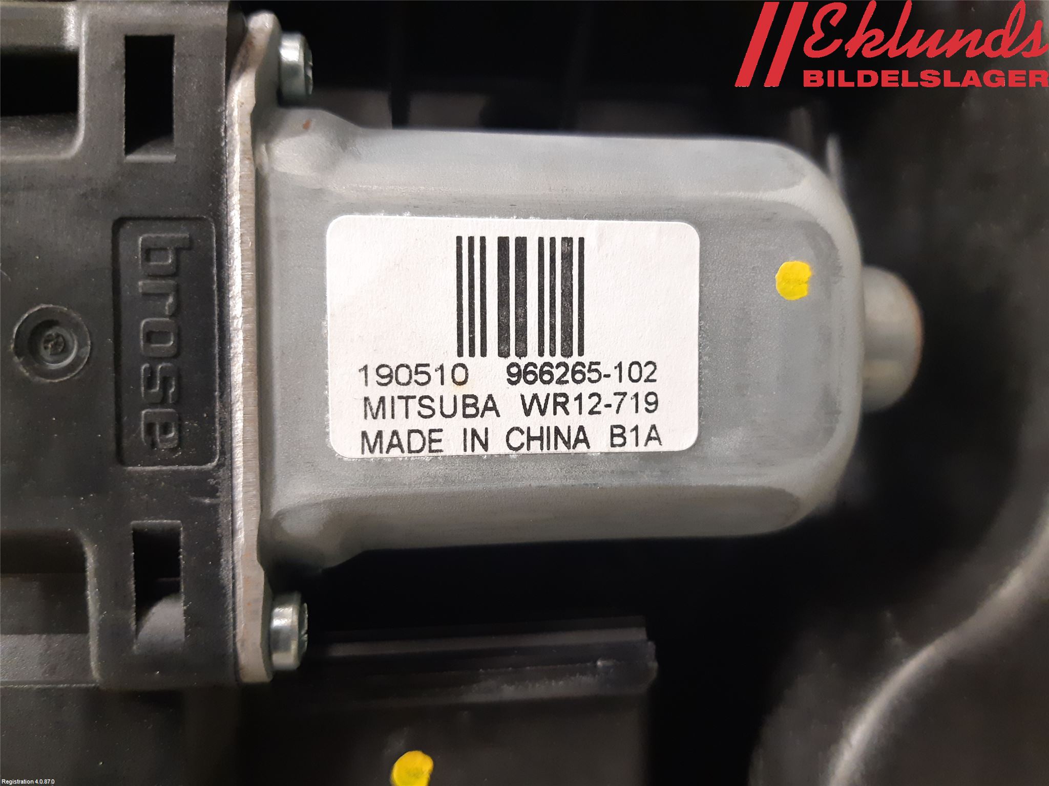 Volvo V60 19- Fönsterhiss El Kompl